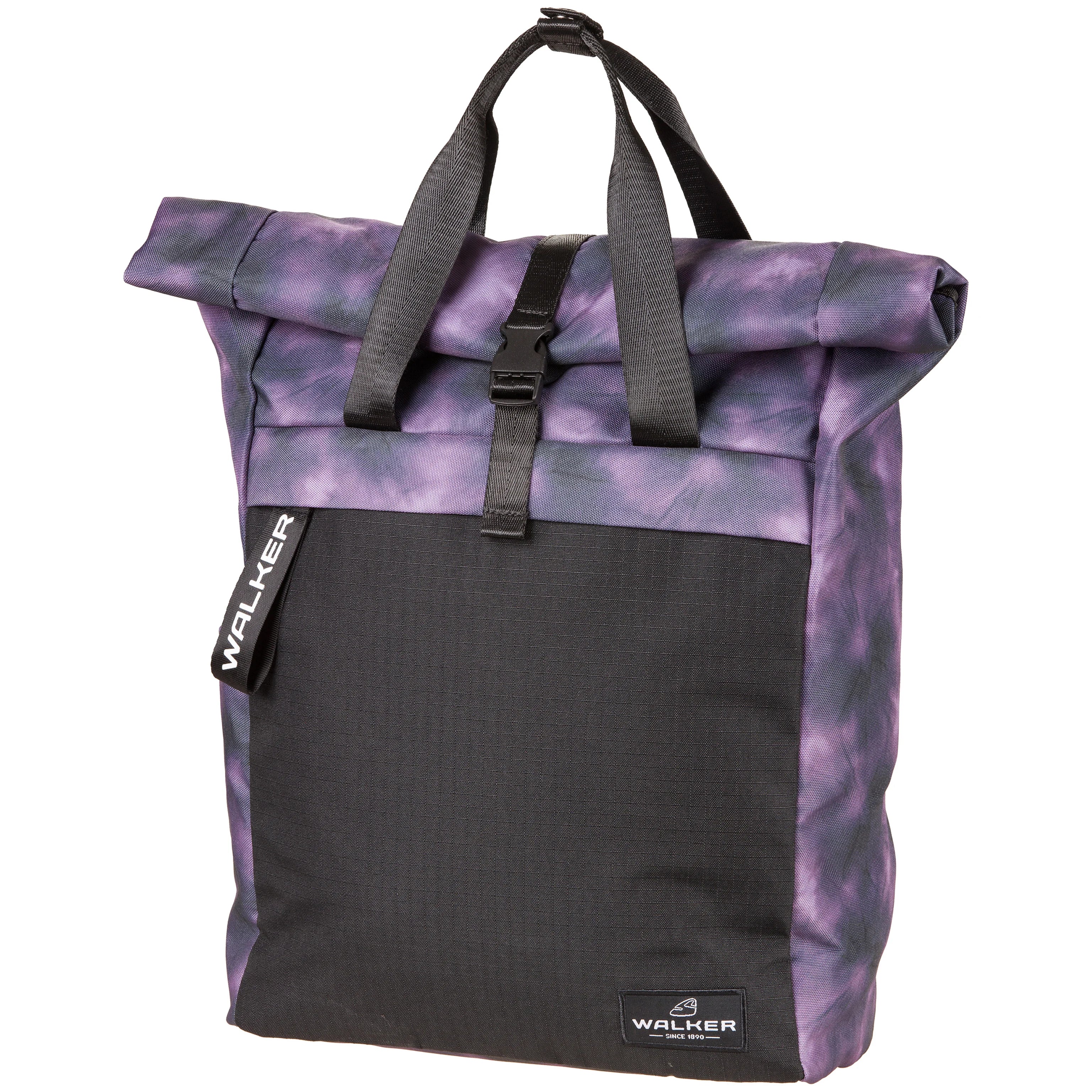 Walker Bags Roll Top Rucksack 38 cm - Batik Purple