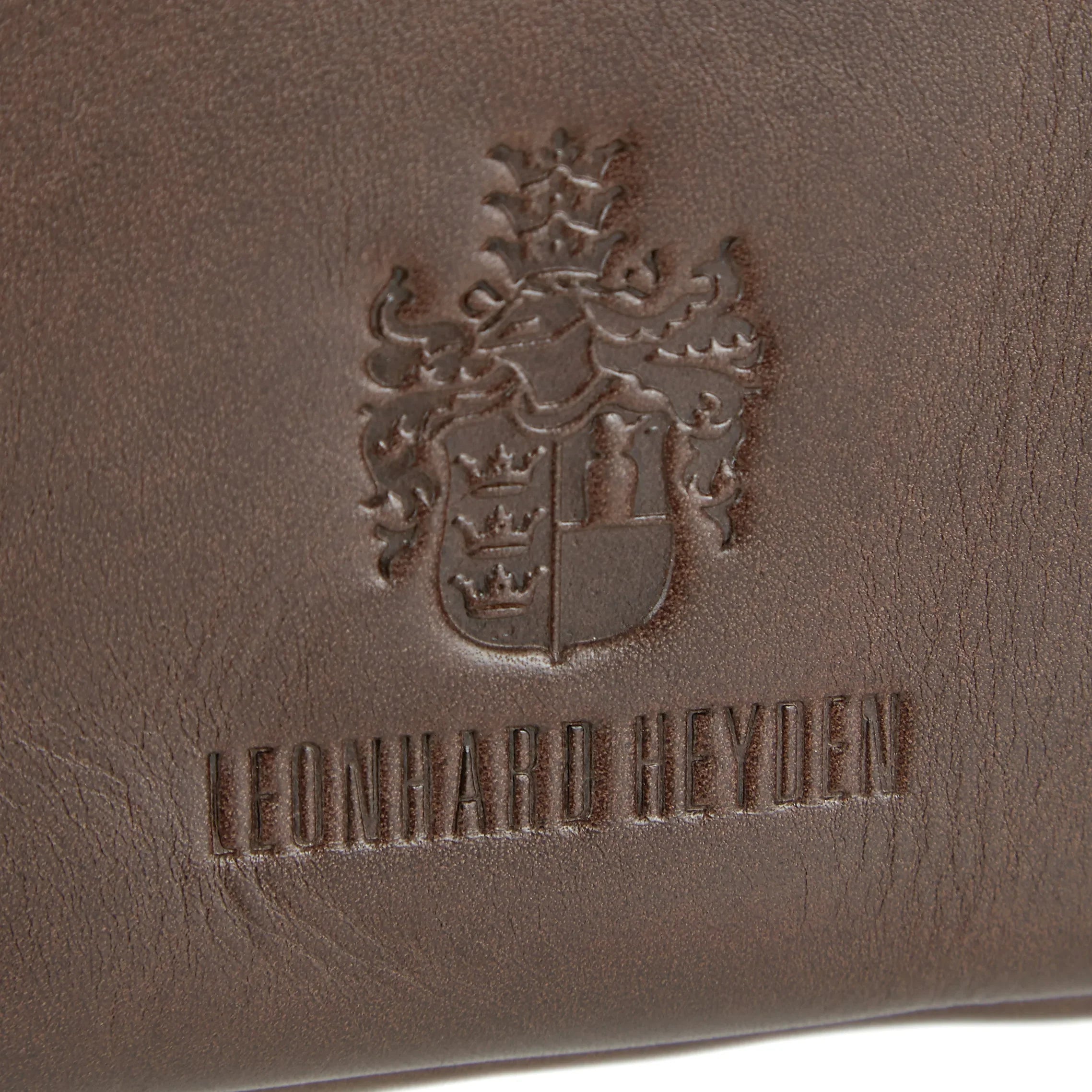 Leonhard Heyden Richmond Schultertasche 26 cm - cognac