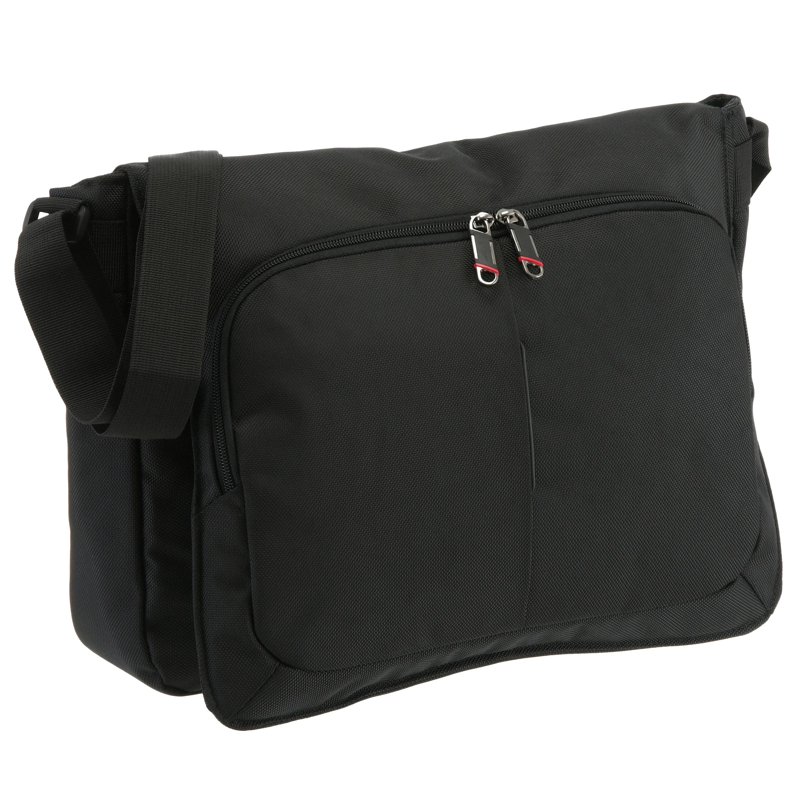 Leonhard Heyden Soho Basic shoulder bag with laptop compartment 38 cm - black