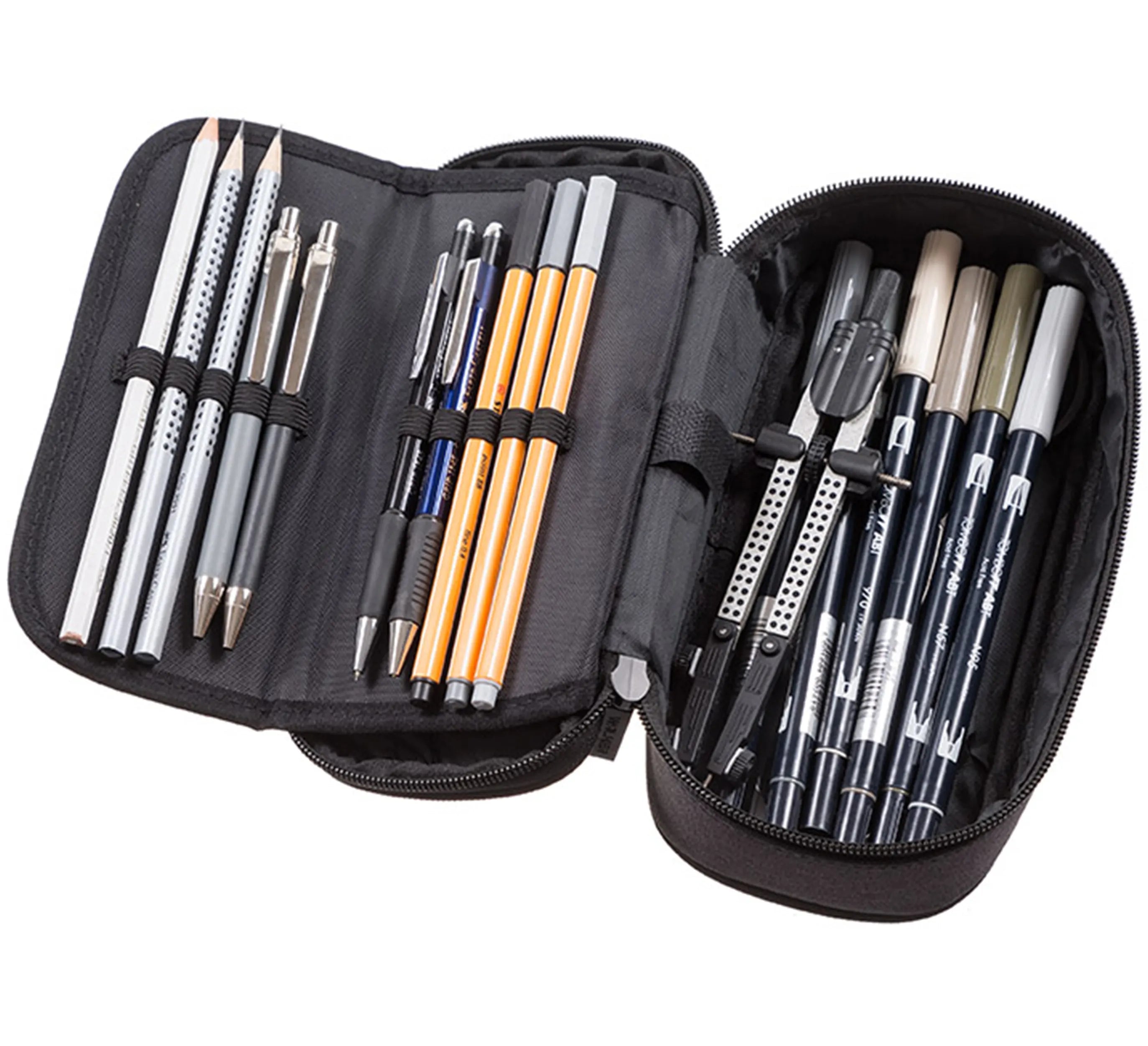 Walker Bags Pencil Box Concept 21 cm - Black