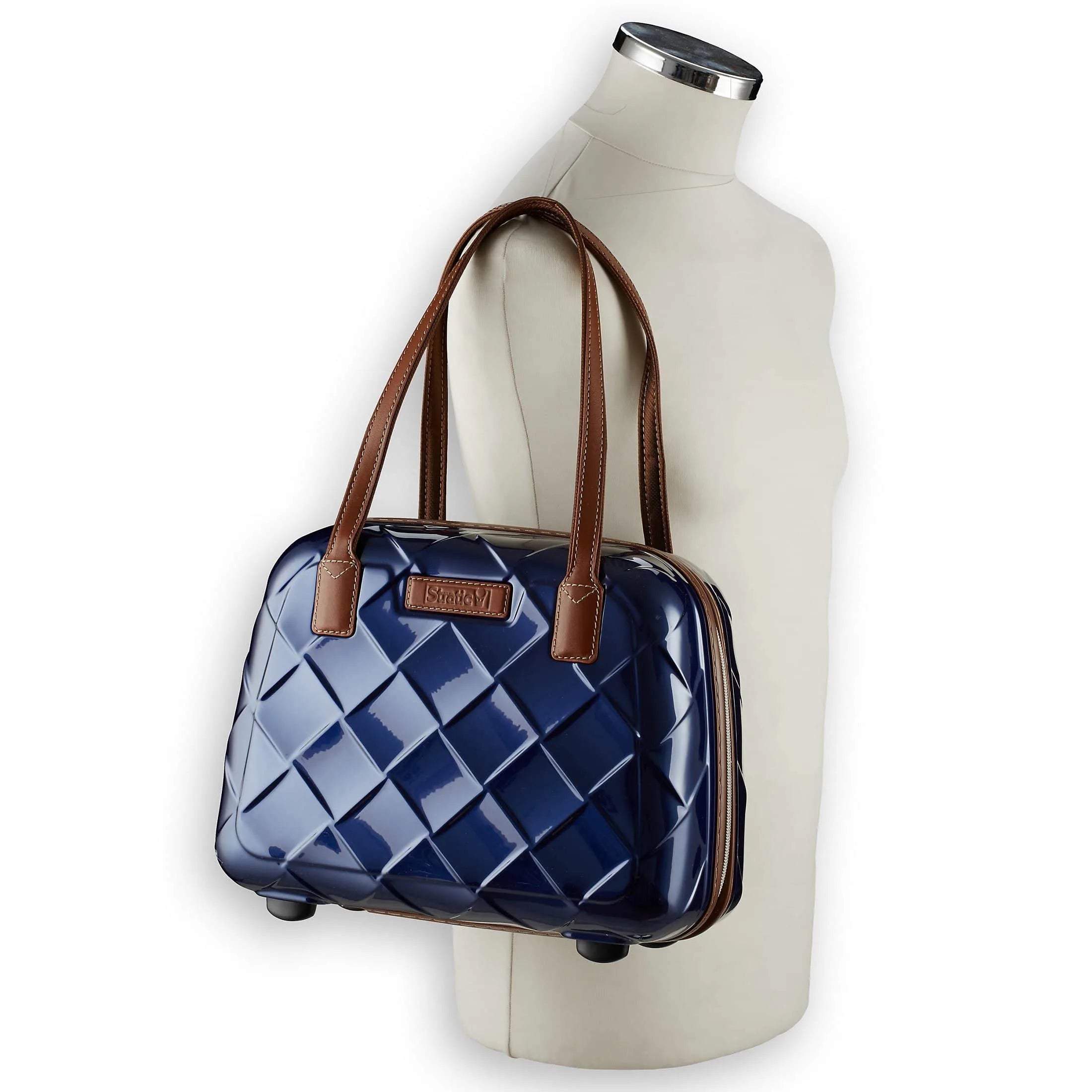 Stratic Leather & More Beautycase 36 cm - blue