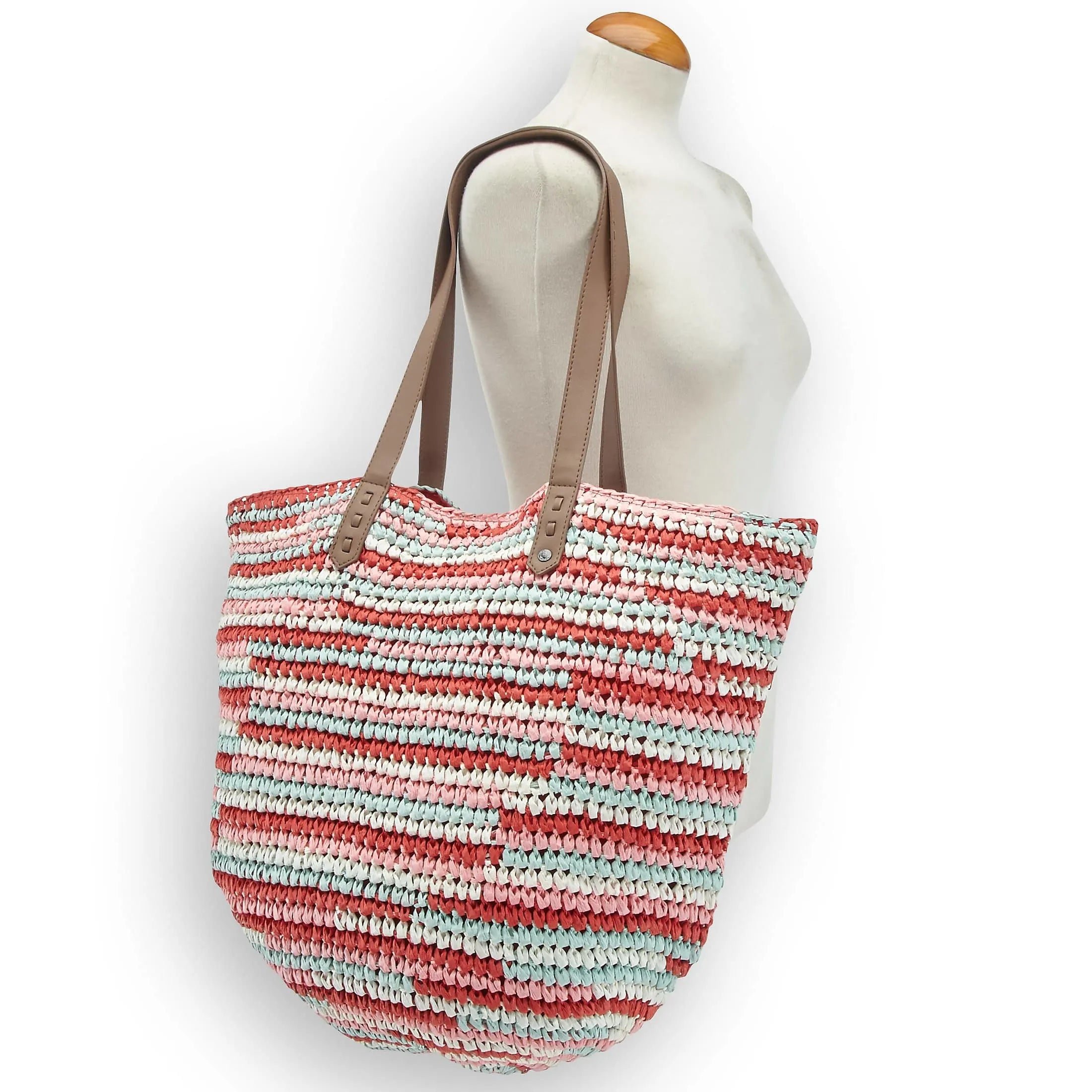 Chiemsee Sports & Travel Bags Straw Beach Bag 56 cm - apricot blush