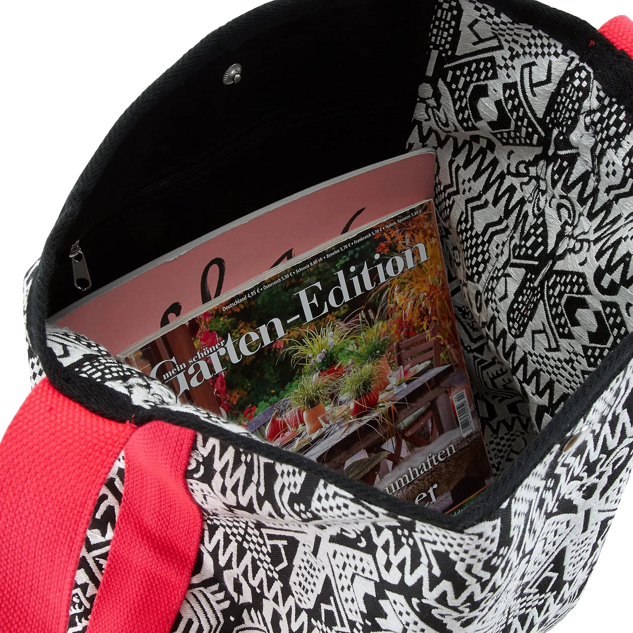 Chiemsee Sports & Travel Bags Black & White Umhängetasche 40 cm - deep black