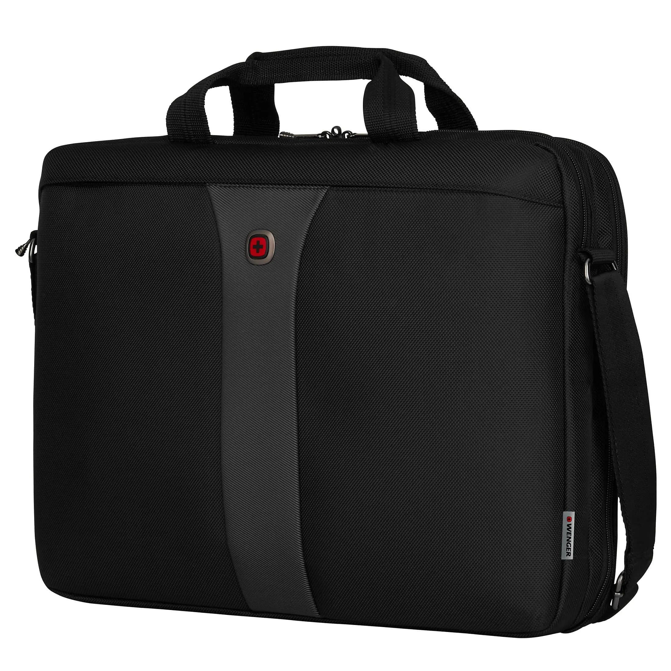 Wenger Business Legacy Laptop Slimcase 17 inch 44 cm - Black-Grey