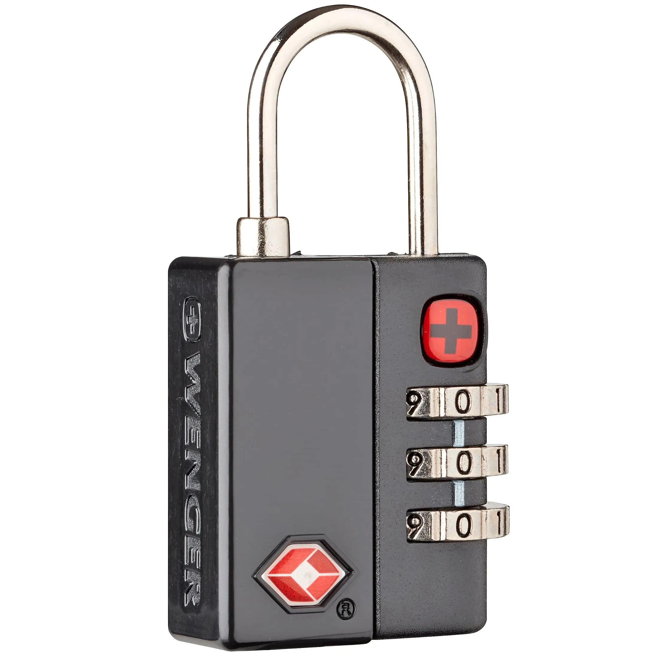 Wenger travel accessories 3-piece TSA combination lock 6 cm - Black
