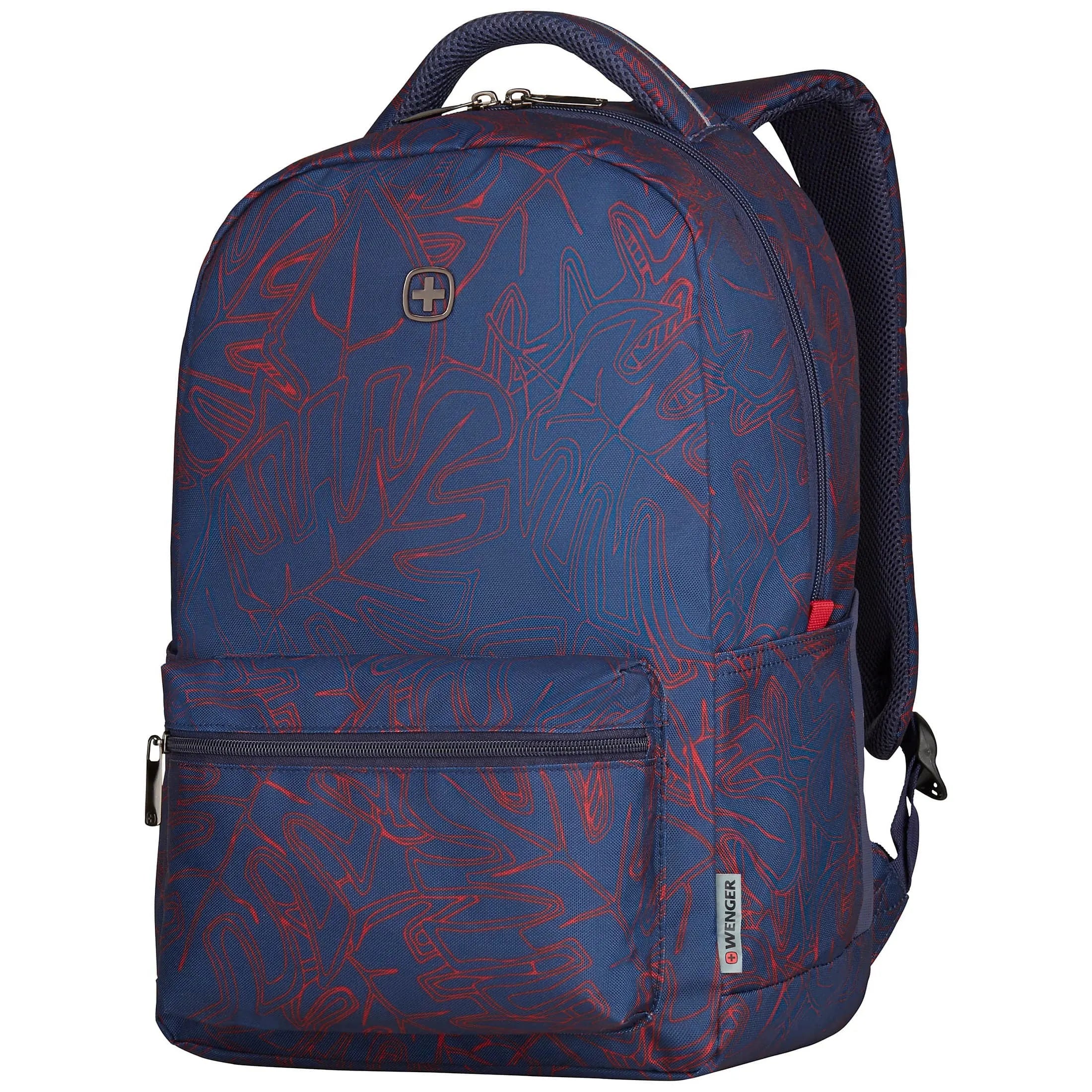 Wenger Business Colleague Laptop Backpack 16 inch 45 cm - Navy Outline Print