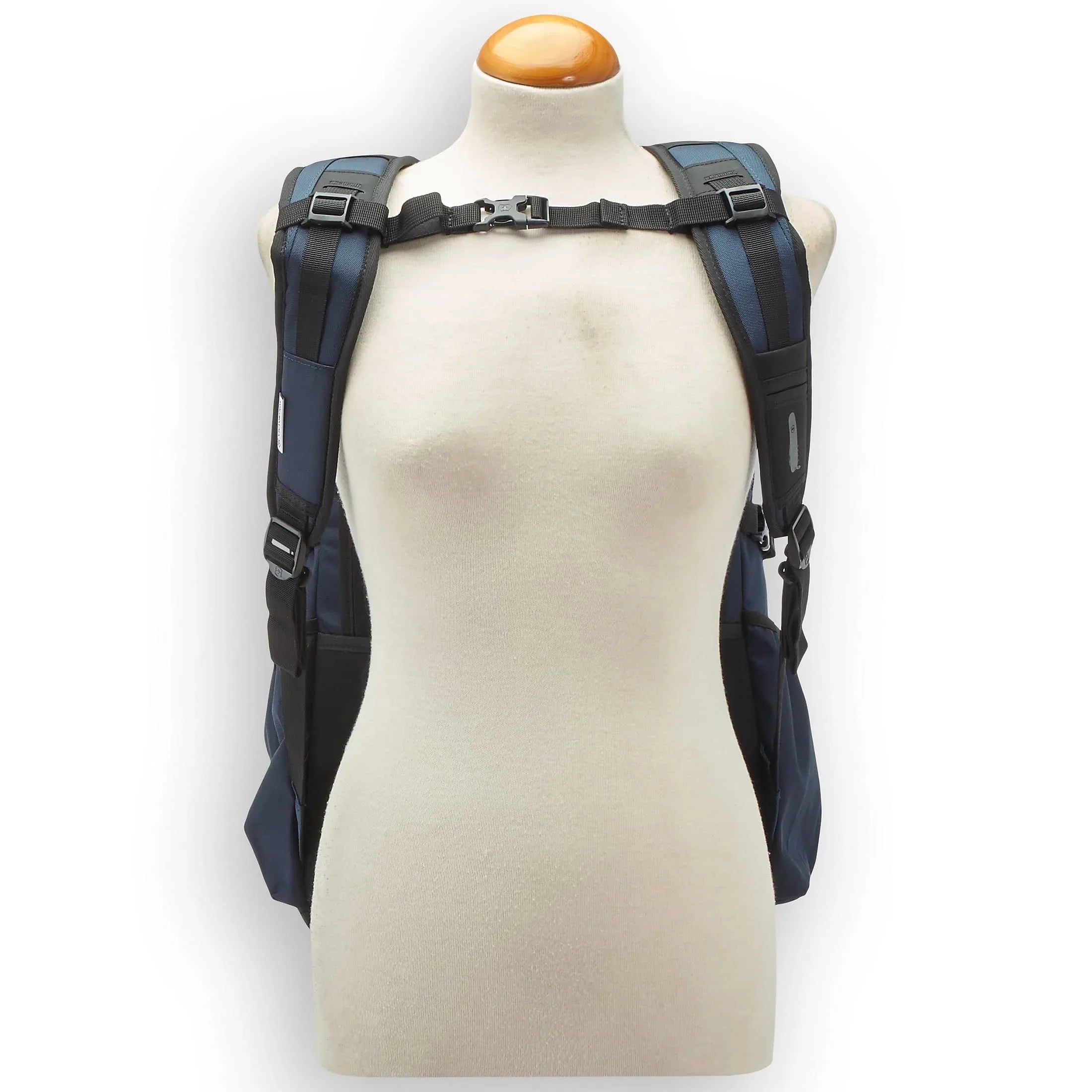 Laptop backpack with chest strap on sale