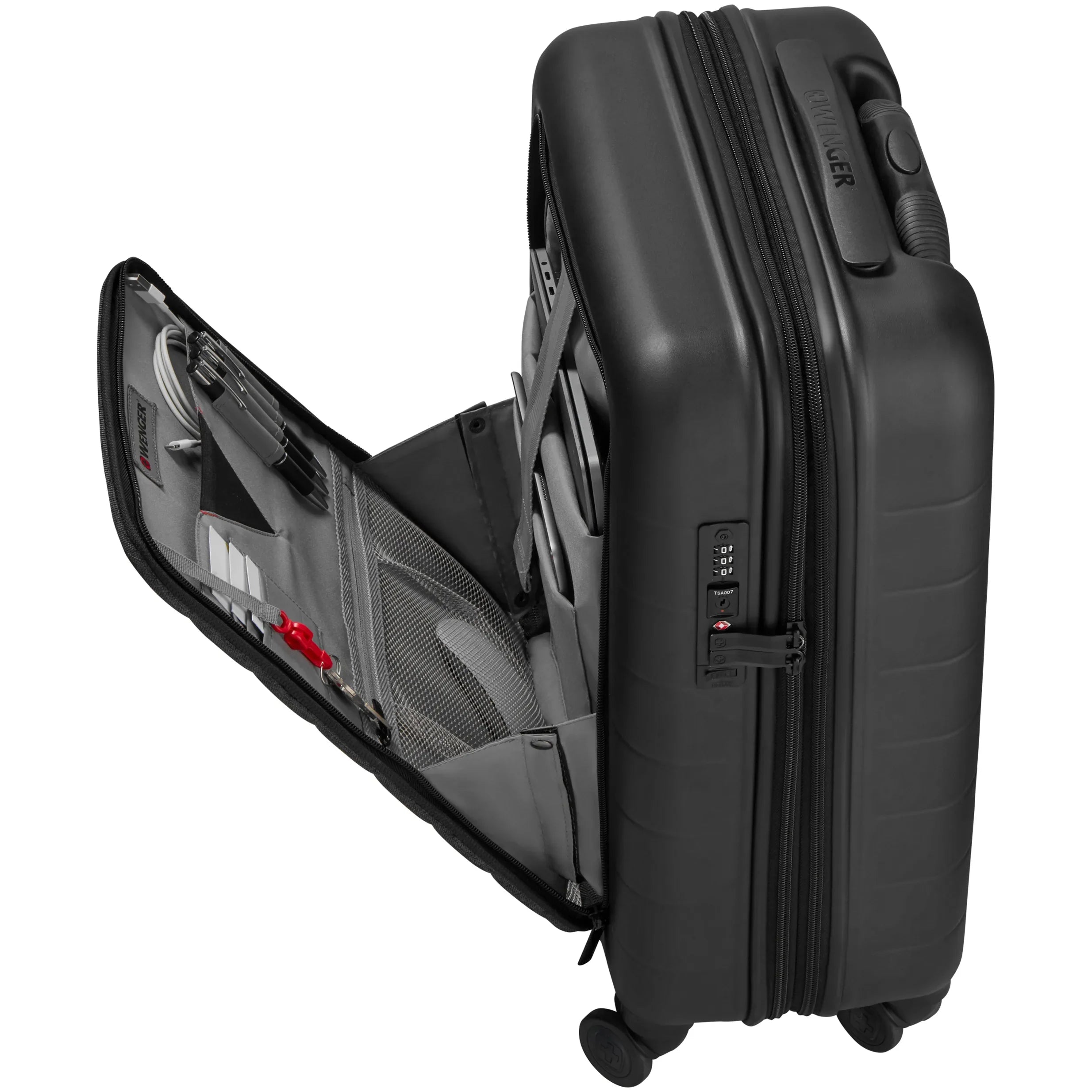 Wenger Luggage Syntry Carry-On Case 55 cm - Black/Heather Grey