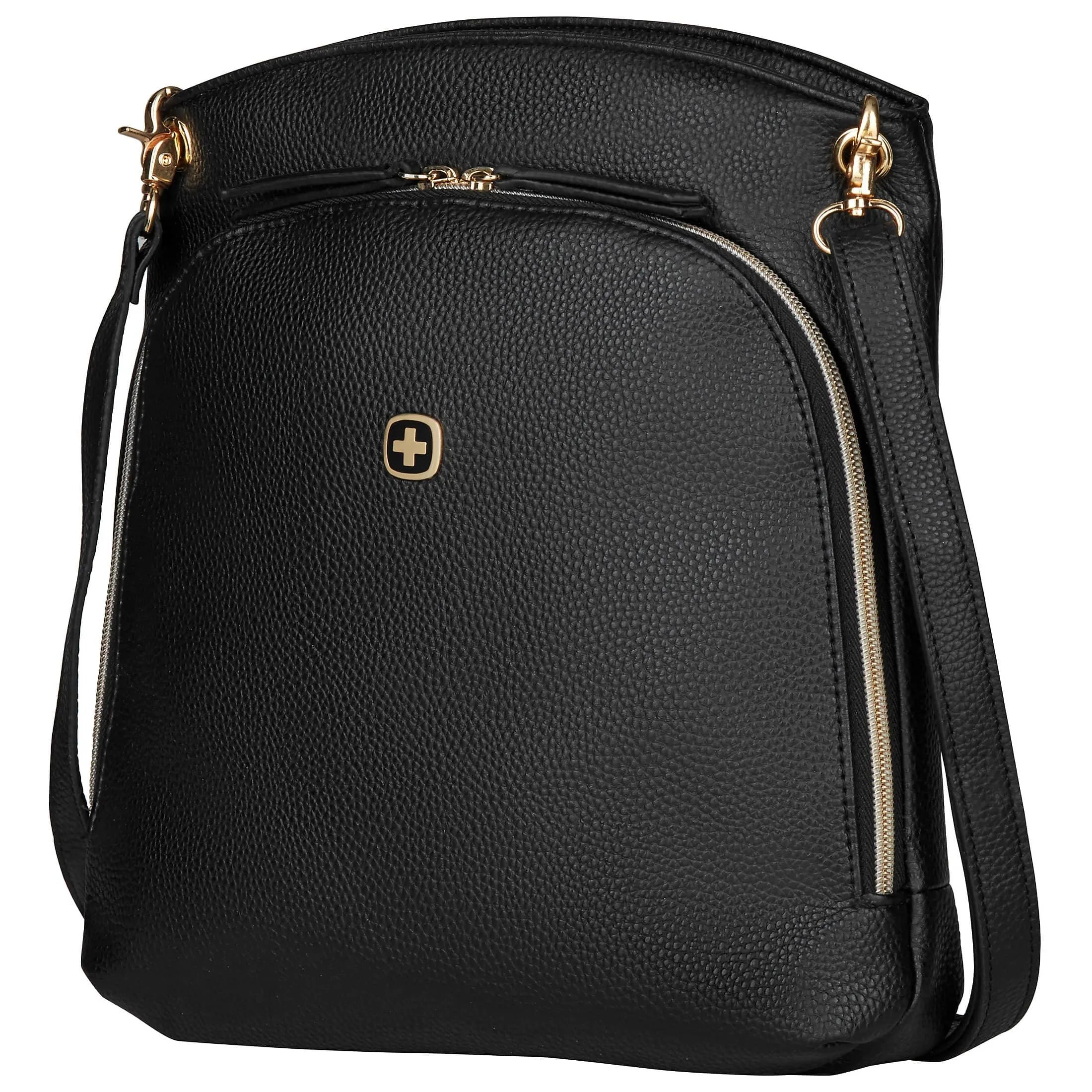 Wenger Business Lea Sophie shoulder bag 29 cm - black