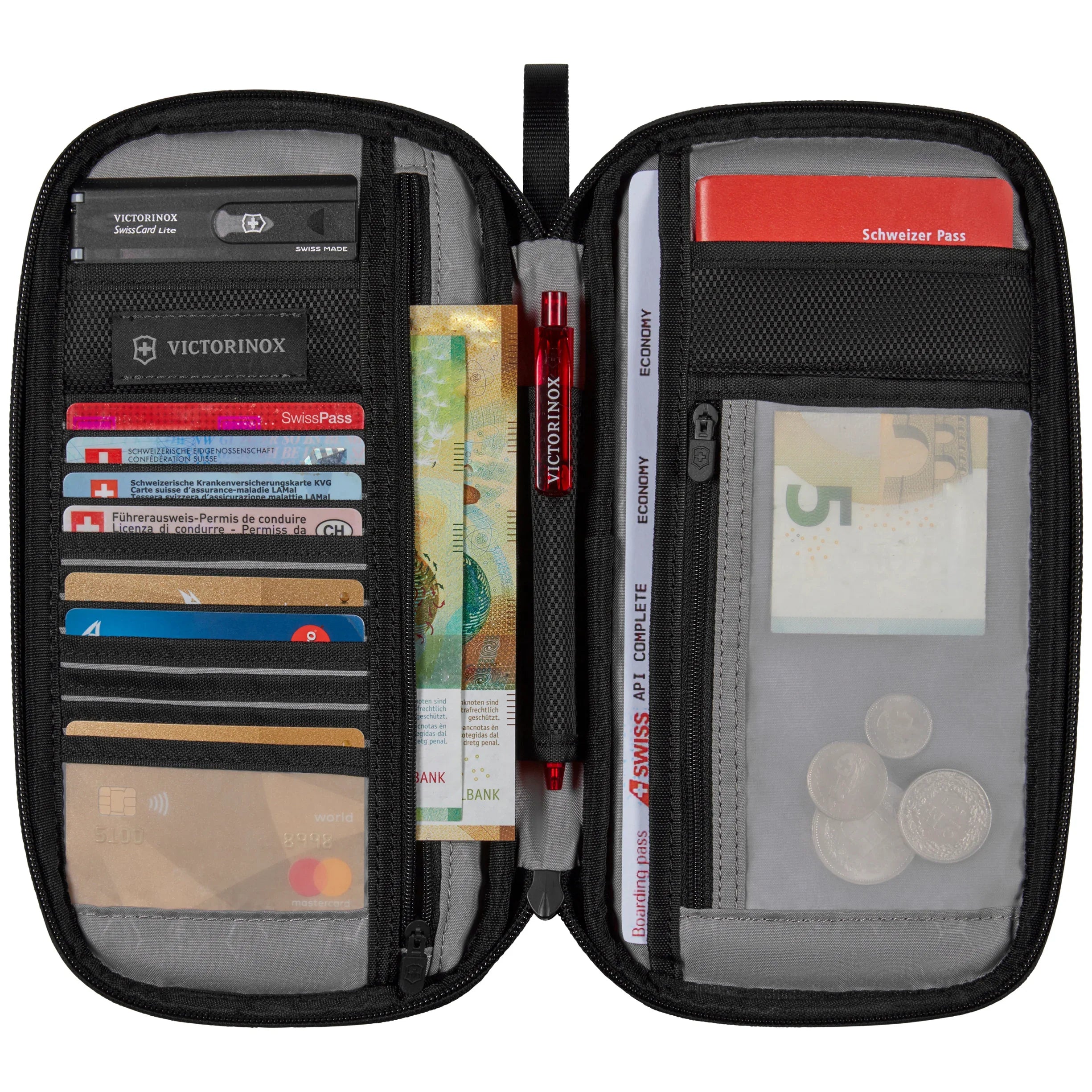 Victorinox Travel Accessories 5.0 Reisemappe mit RFID-Schutz 26 cm - Black