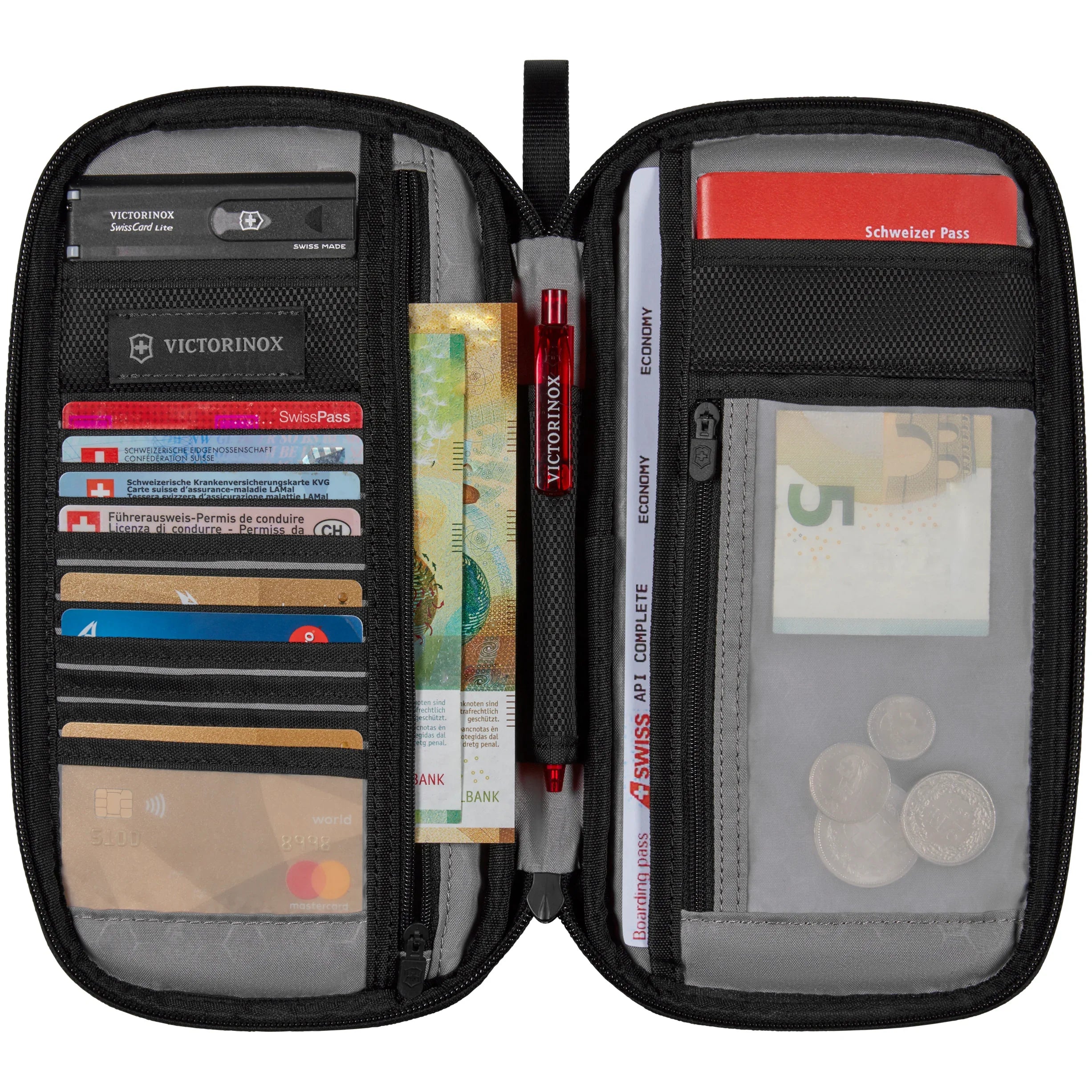 Victorinox Travel Accessories 5.0 Travel Organizer RFID 26 cm - Red