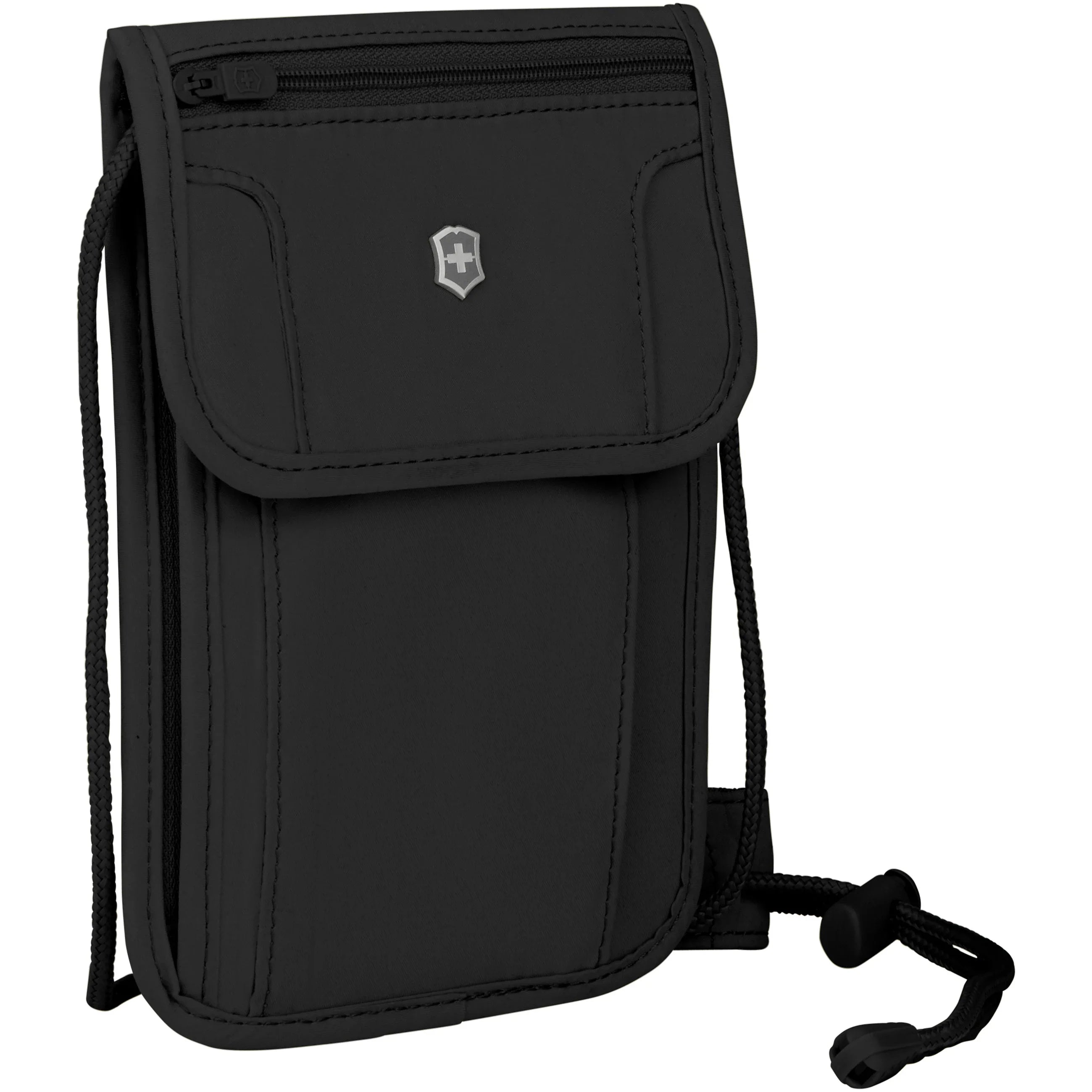 Victorinox Travel Accessories 5.0 Deluxe Neck Pouch with RFID Protection 21 cm - Black