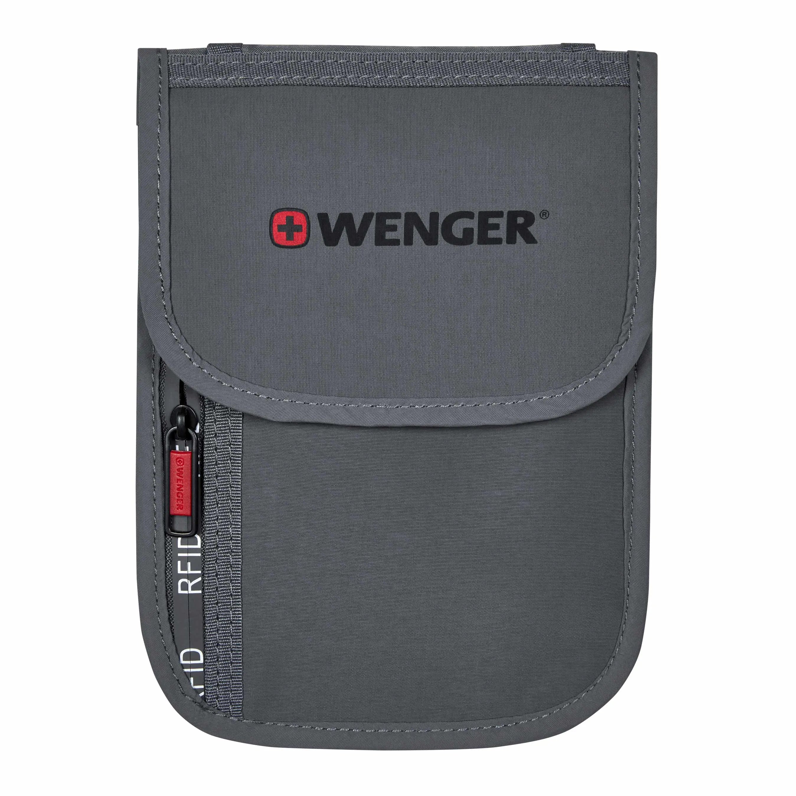 Wenger Travel Accessories Pochette poitrine RFID pour documents de voyage 19 cm - Gris