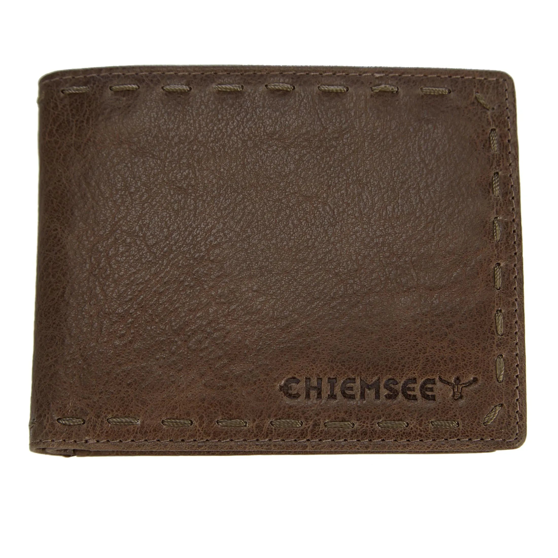Portefeuille en cuir Chiemsee J88 13 cm - noir