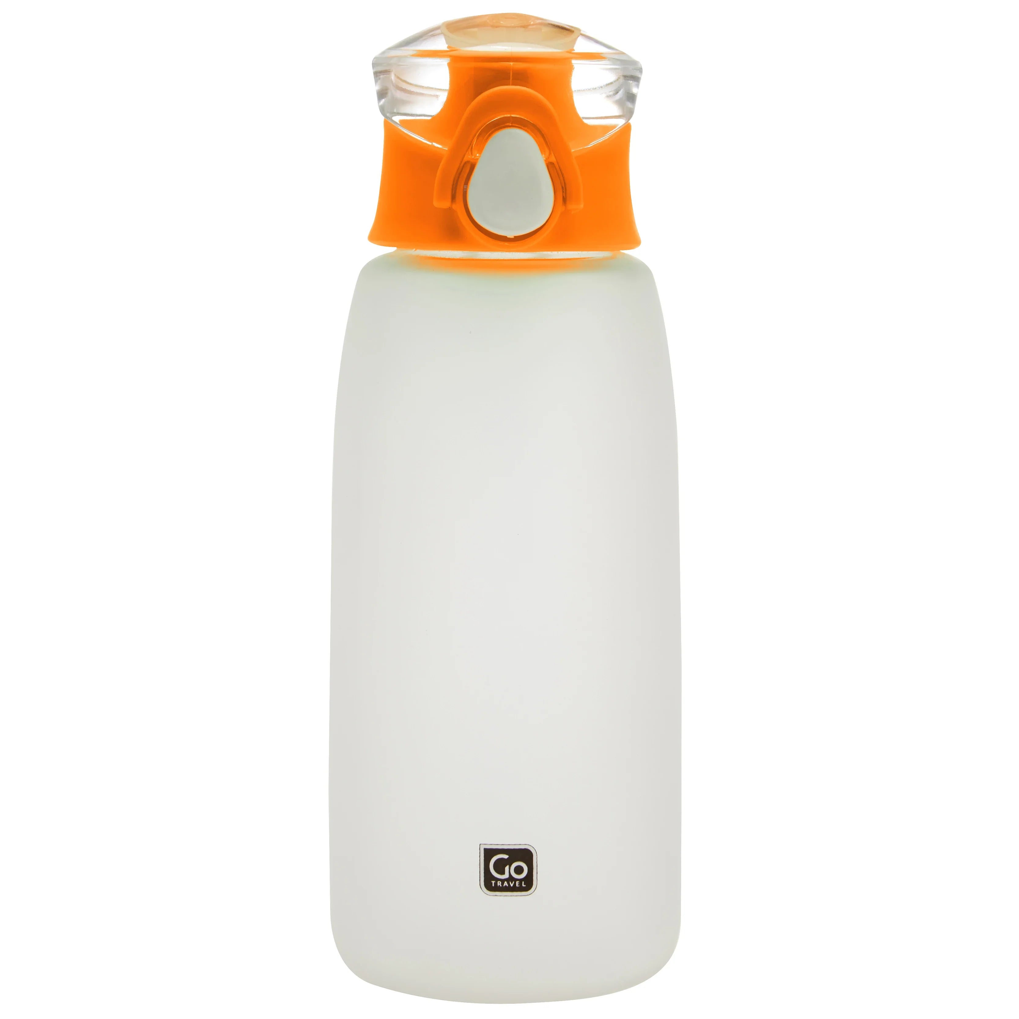 Design Go travel accessories drinking bottle - orange/transparent