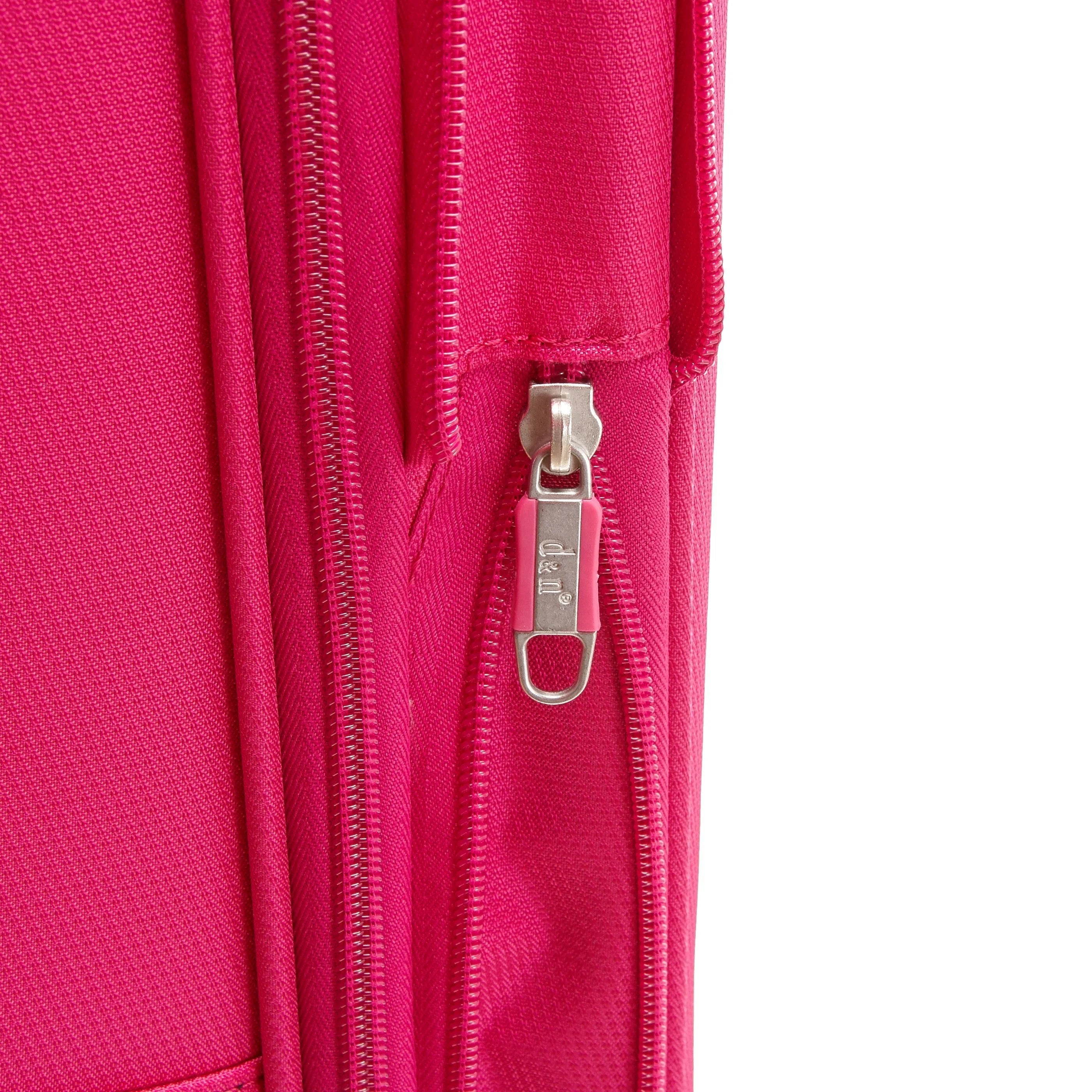 d&amp;n Travel Line 6704 4-wheel trolley 65 cm - pink
