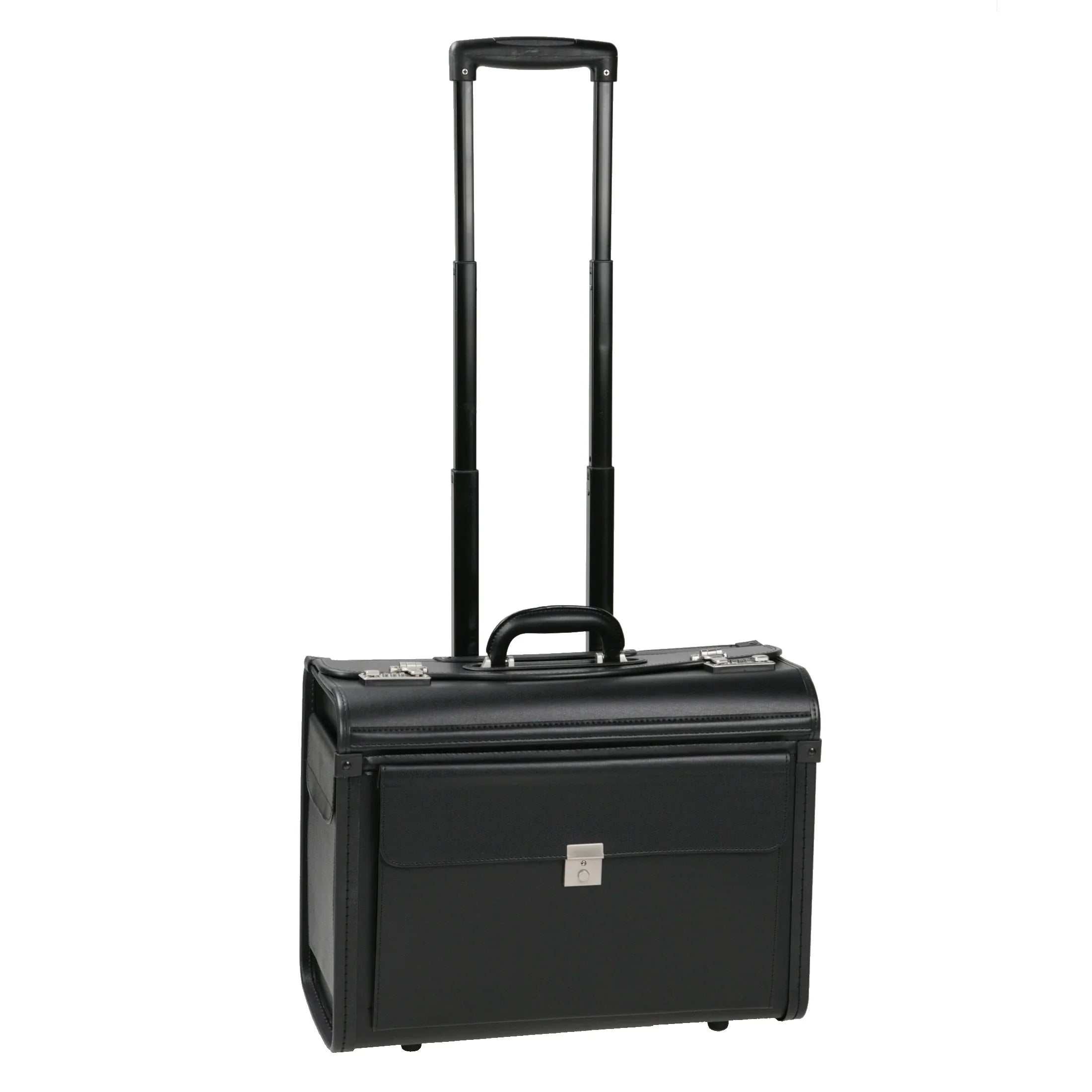 Dermata business pilot suitcase on wheels 48 cm - black