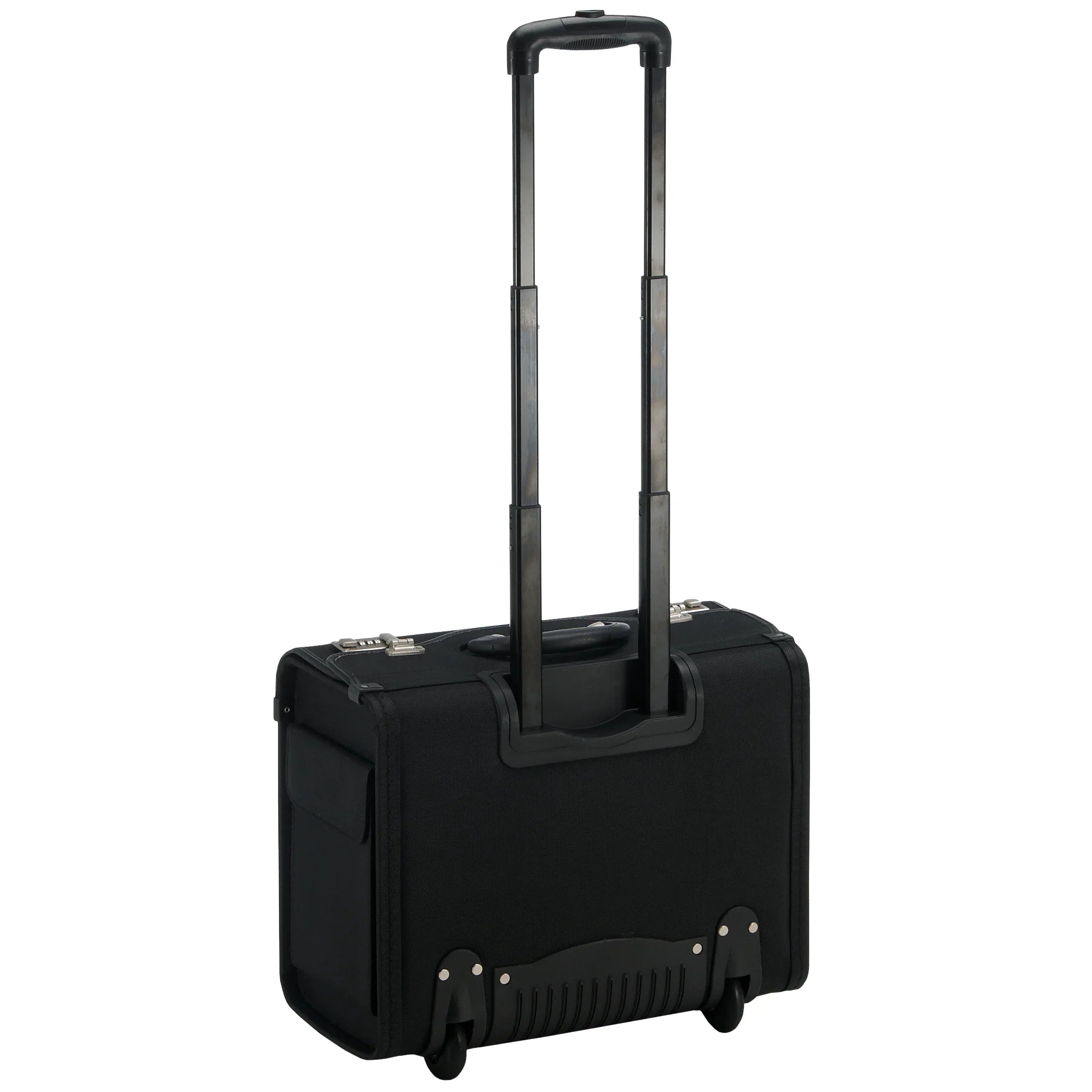 Dermata Business Pilot Suitcase On Wheels 46 Cm - Black