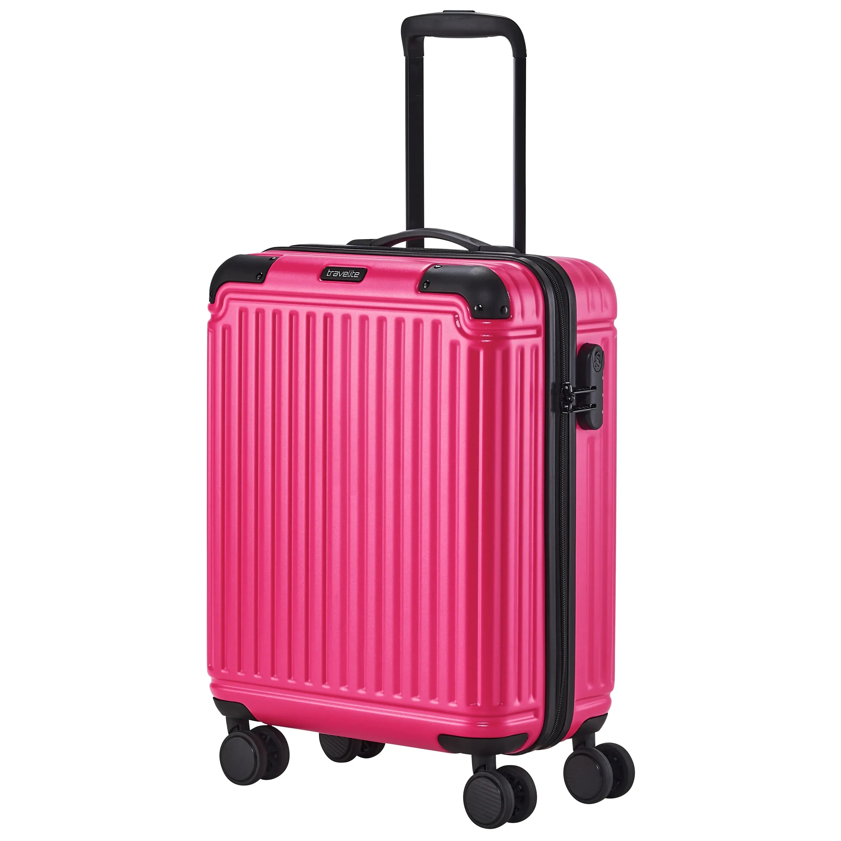 Travelite Cruise 4-Rollen Trolley 55 cm - Pink