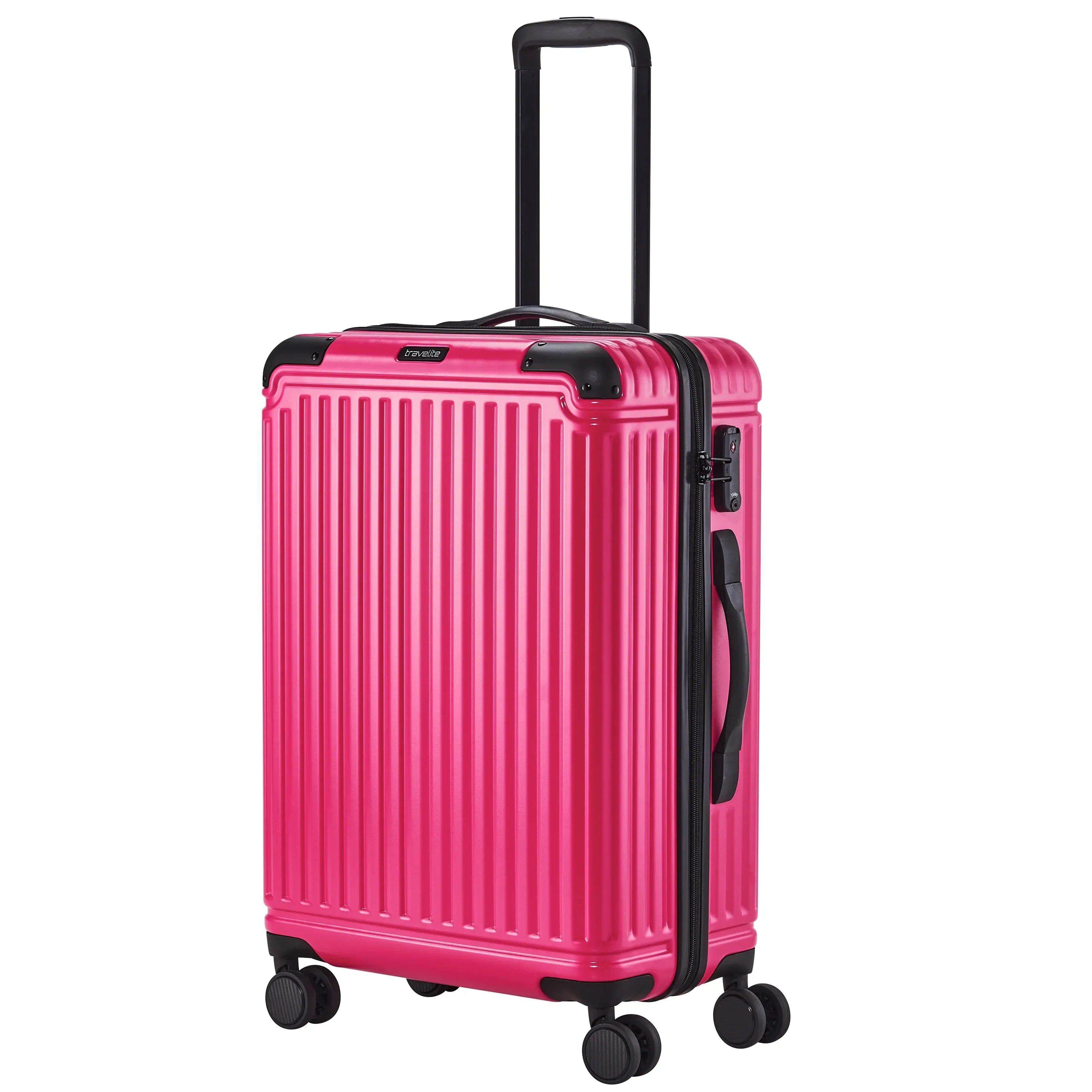 Travelite Cruise 4-Rollen Trolley 67 cm - Pink