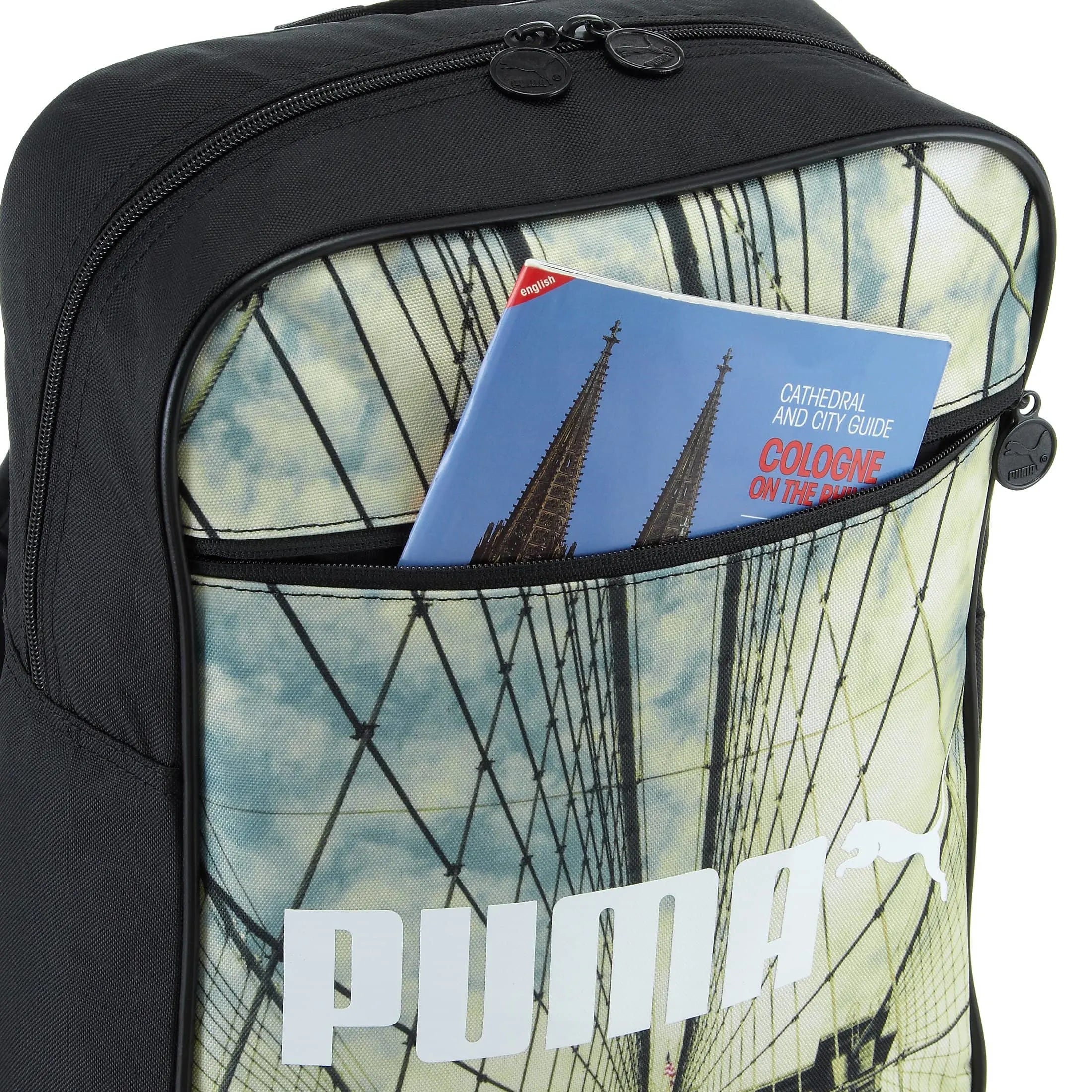 Puma Ftpa Campus backpack 39 cm - puma black-bridge graphic