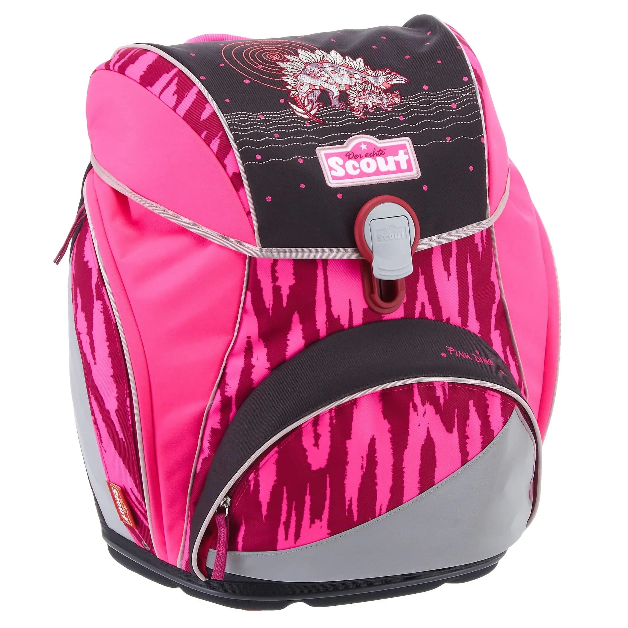 Scout Alpha 4-piece satchel set - Pink Dino