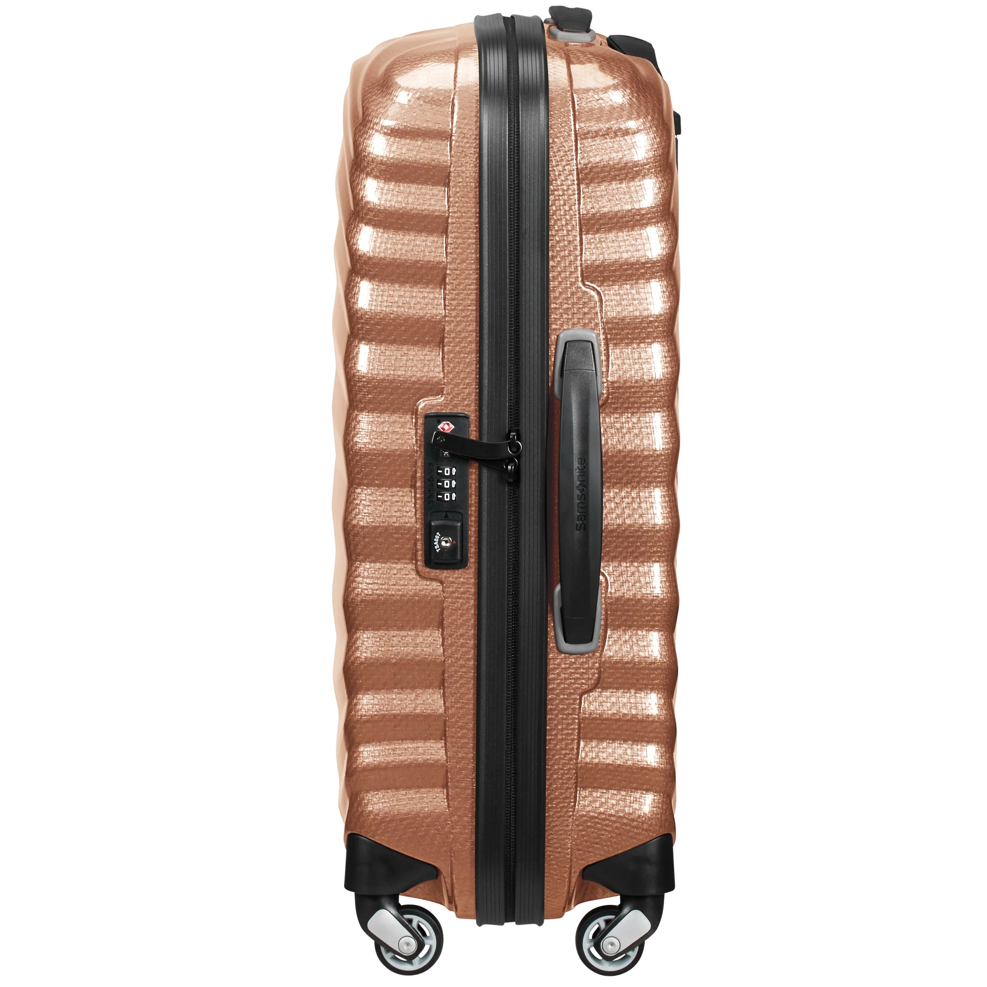 Samsonite Lite Shock 4 wheel cabin trolley 55 cm copper blush