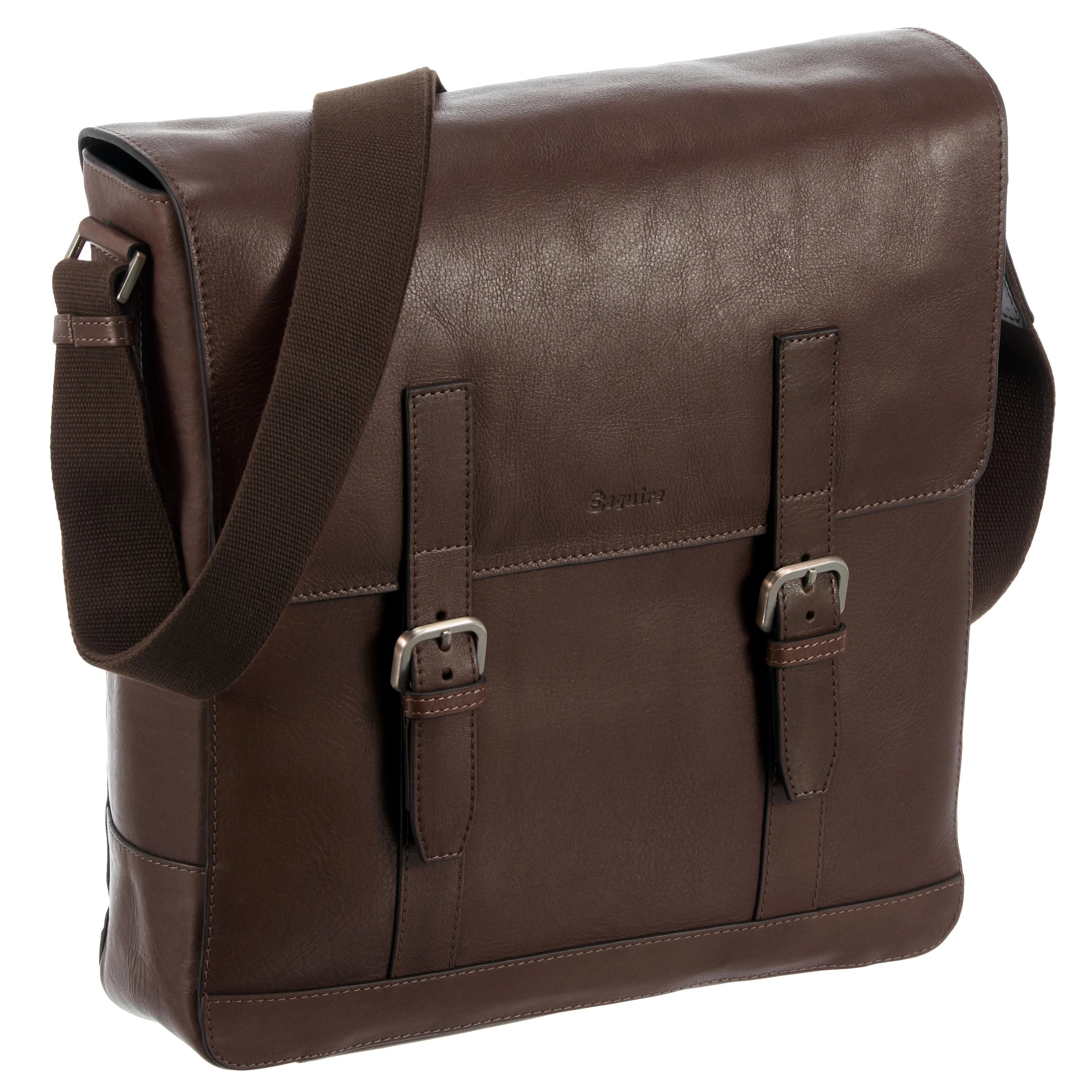 Leather shoulder bag 2025 with compartments