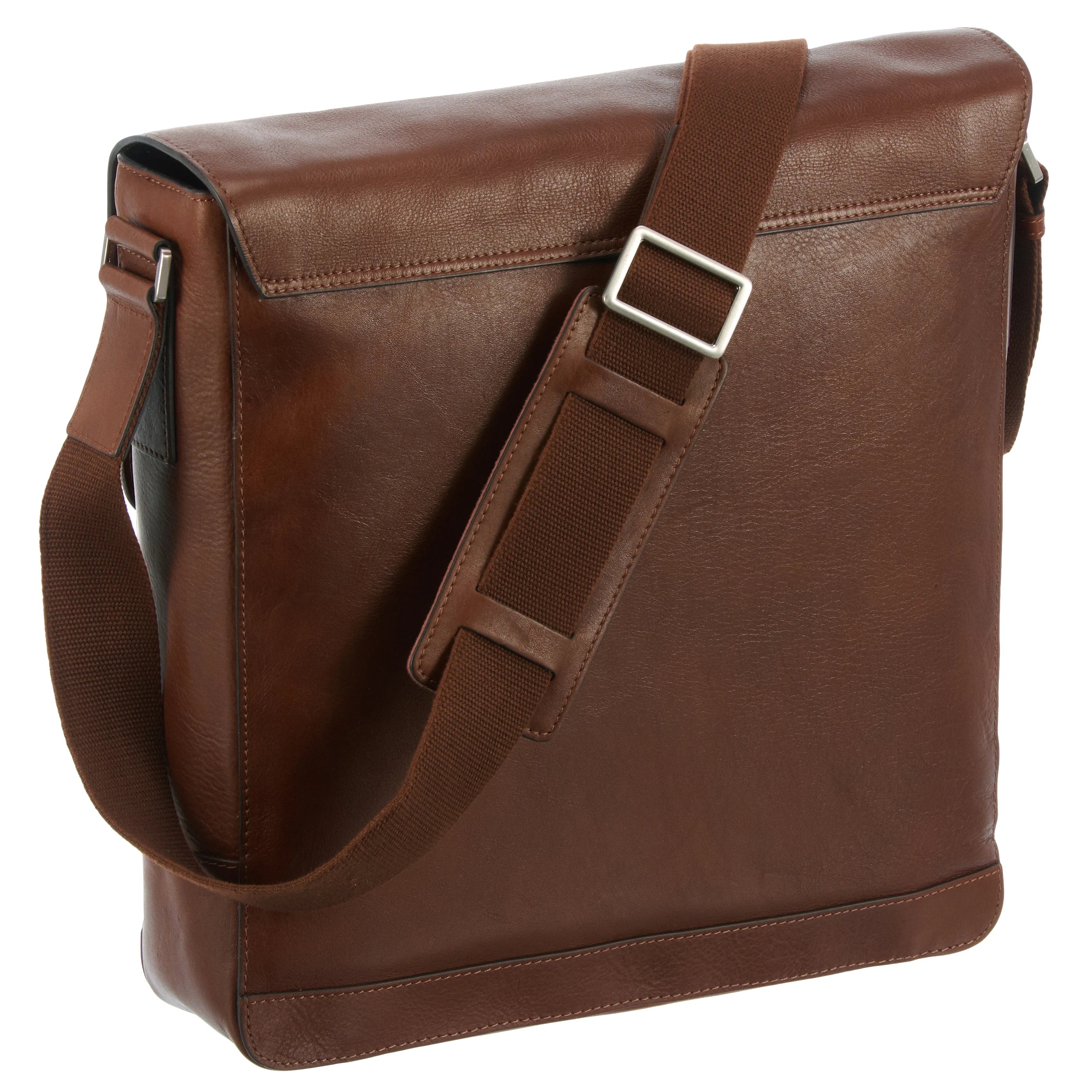 Esquire Vienna Bags Umhängetasche mit Laptopfach 30 cm - mocca