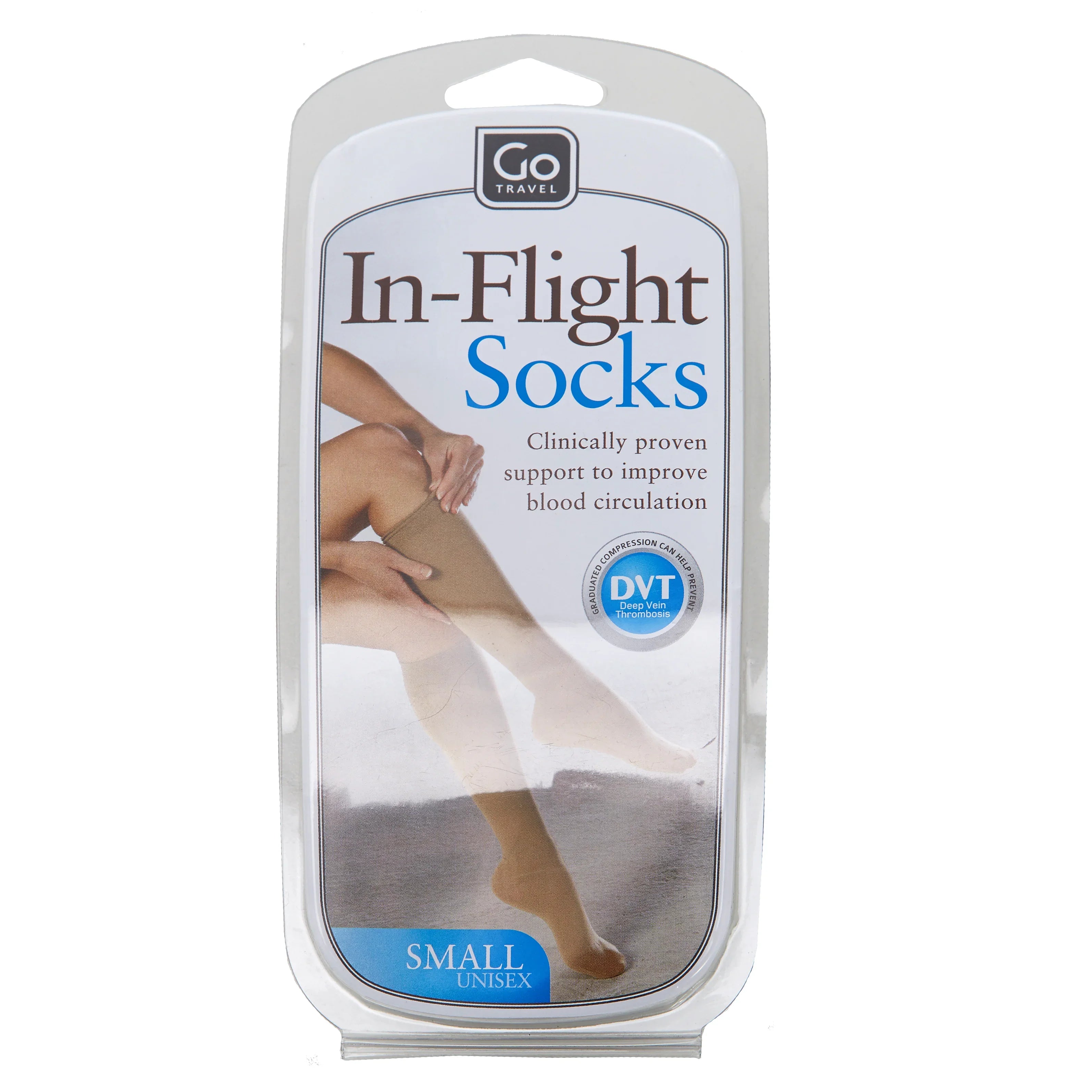 Design Go travel accessories compression socks S - beige
