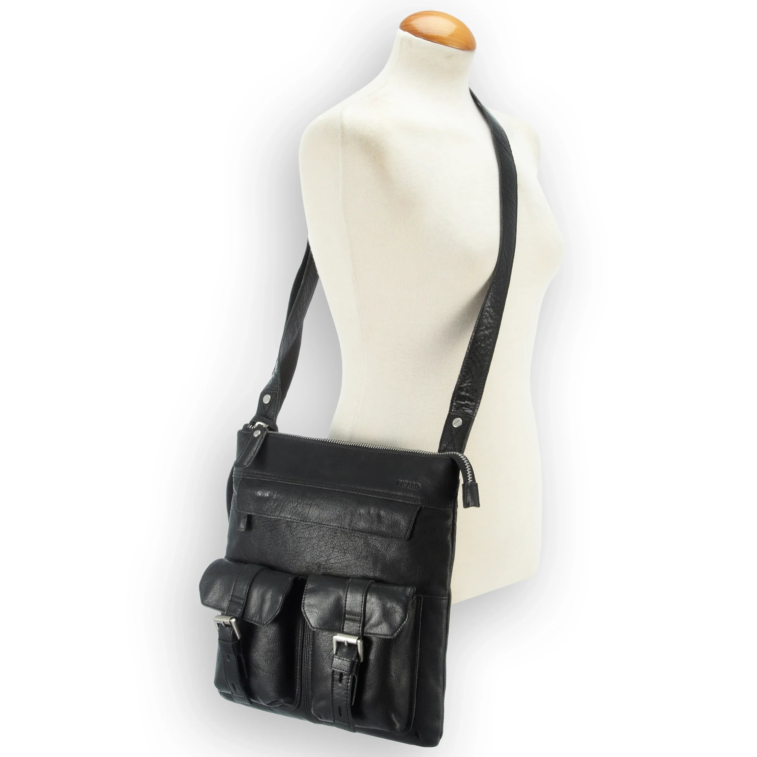 Picard Tough men's shoulder bag 32 cm - black