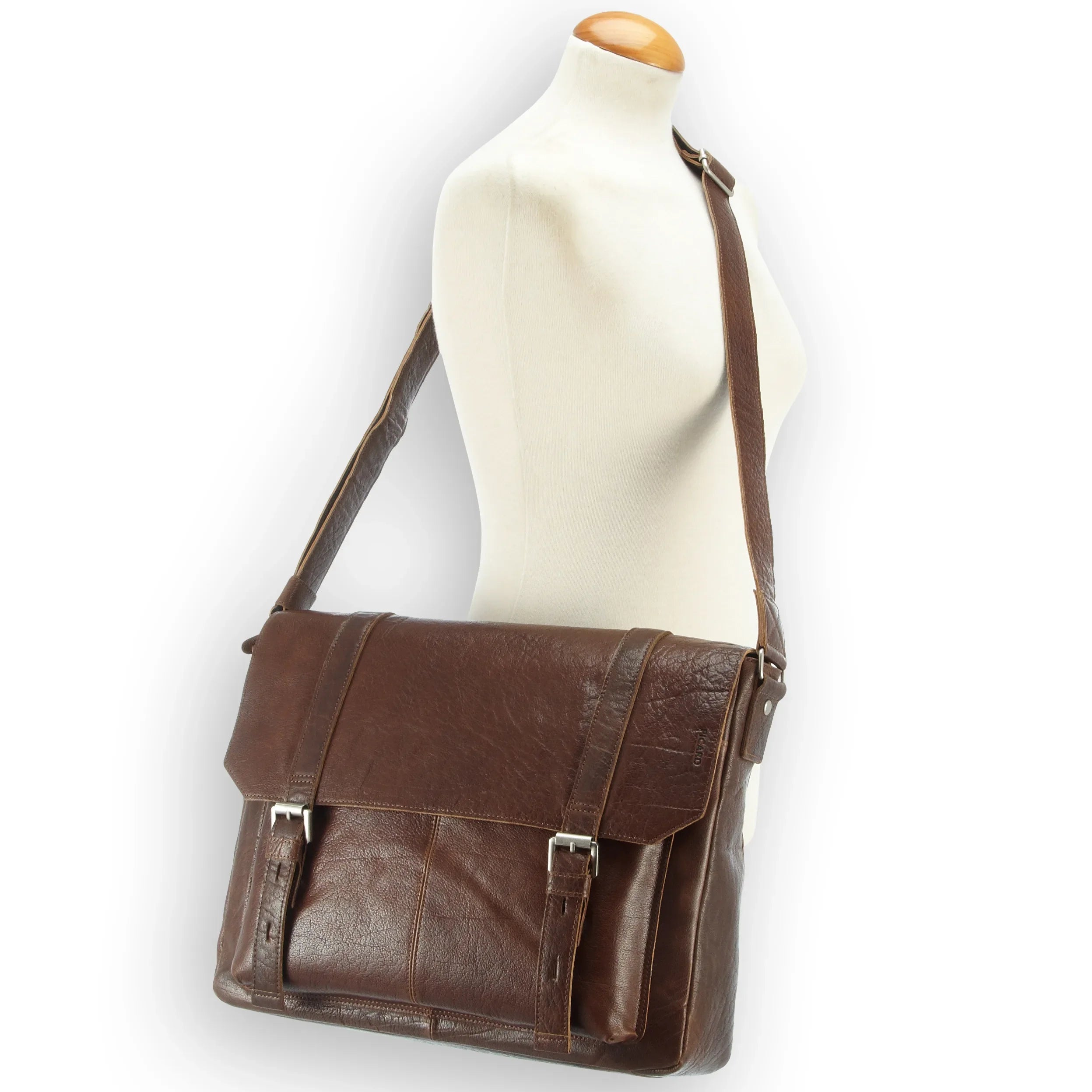 Picard Tough briefcase with laptop compartment 38 cm - chocolate