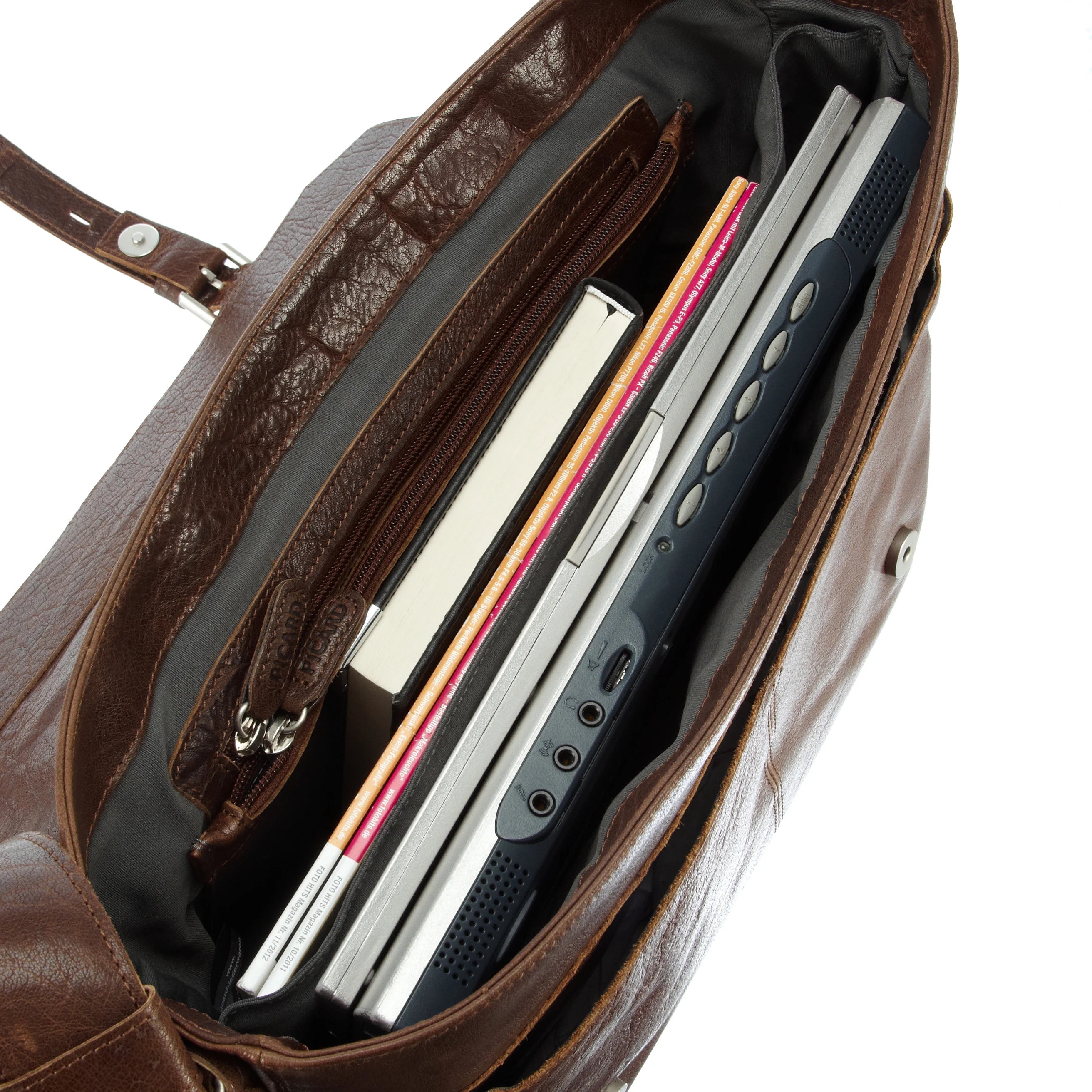 Picard Tough briefcase with laptop compartment 38 cm - chocolate