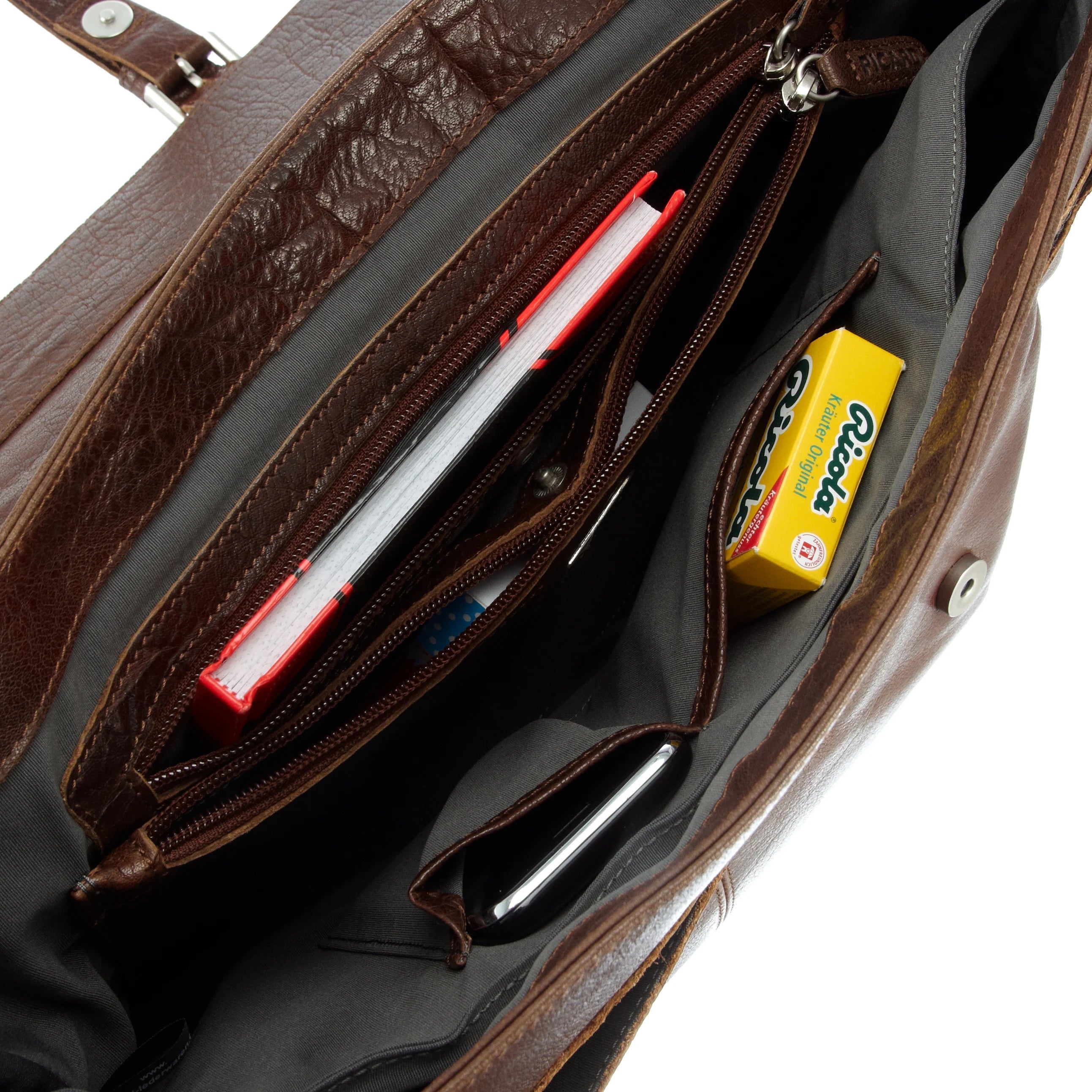 Picard Tough briefcase with laptop compartment 38 cm - chocolate