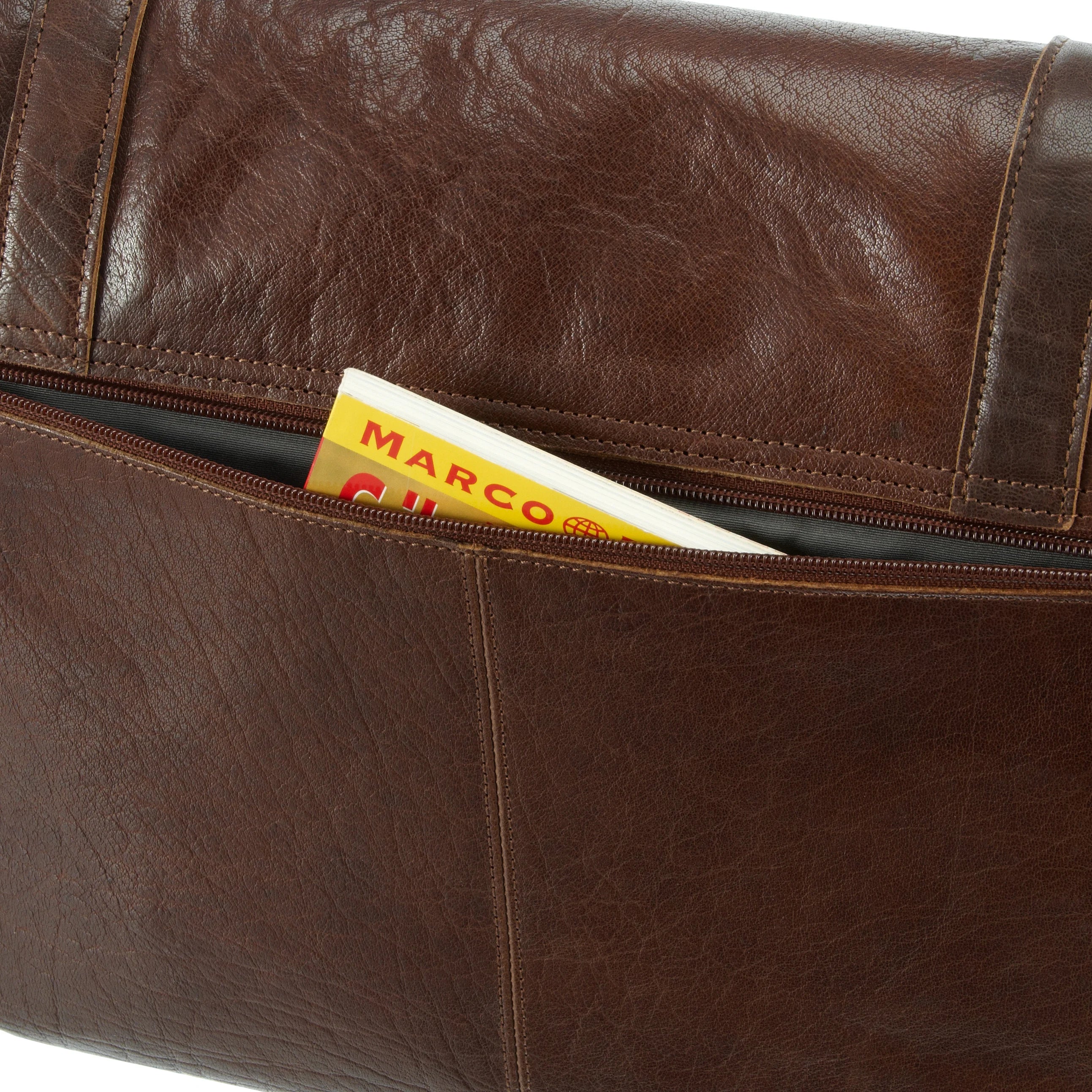 Picard Tough briefcase with laptop compartment 38 cm - chocolate
