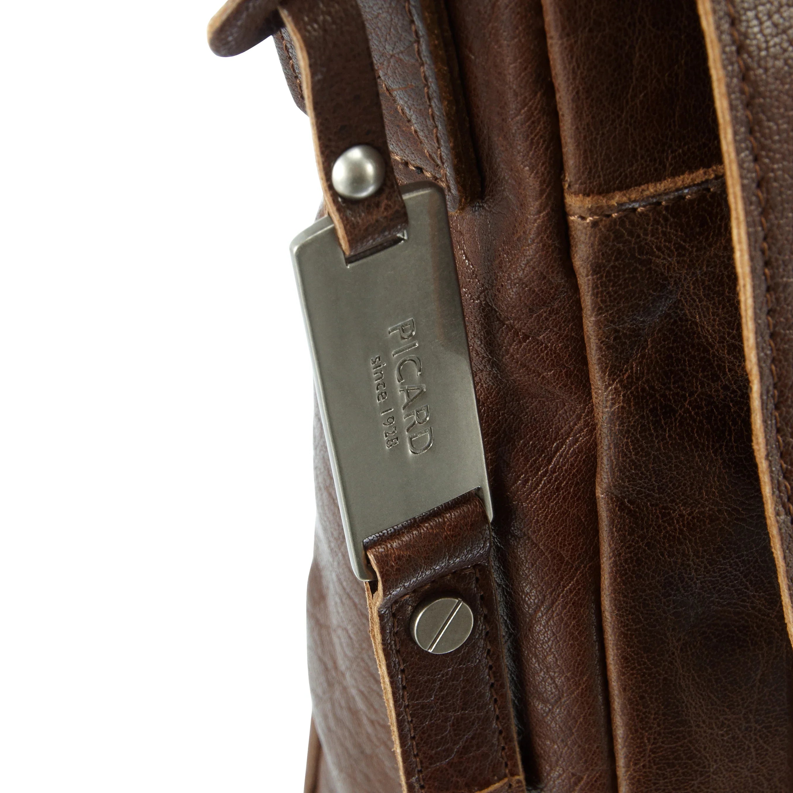 Picard Tough briefcase with laptop compartment 38 cm - chocolate