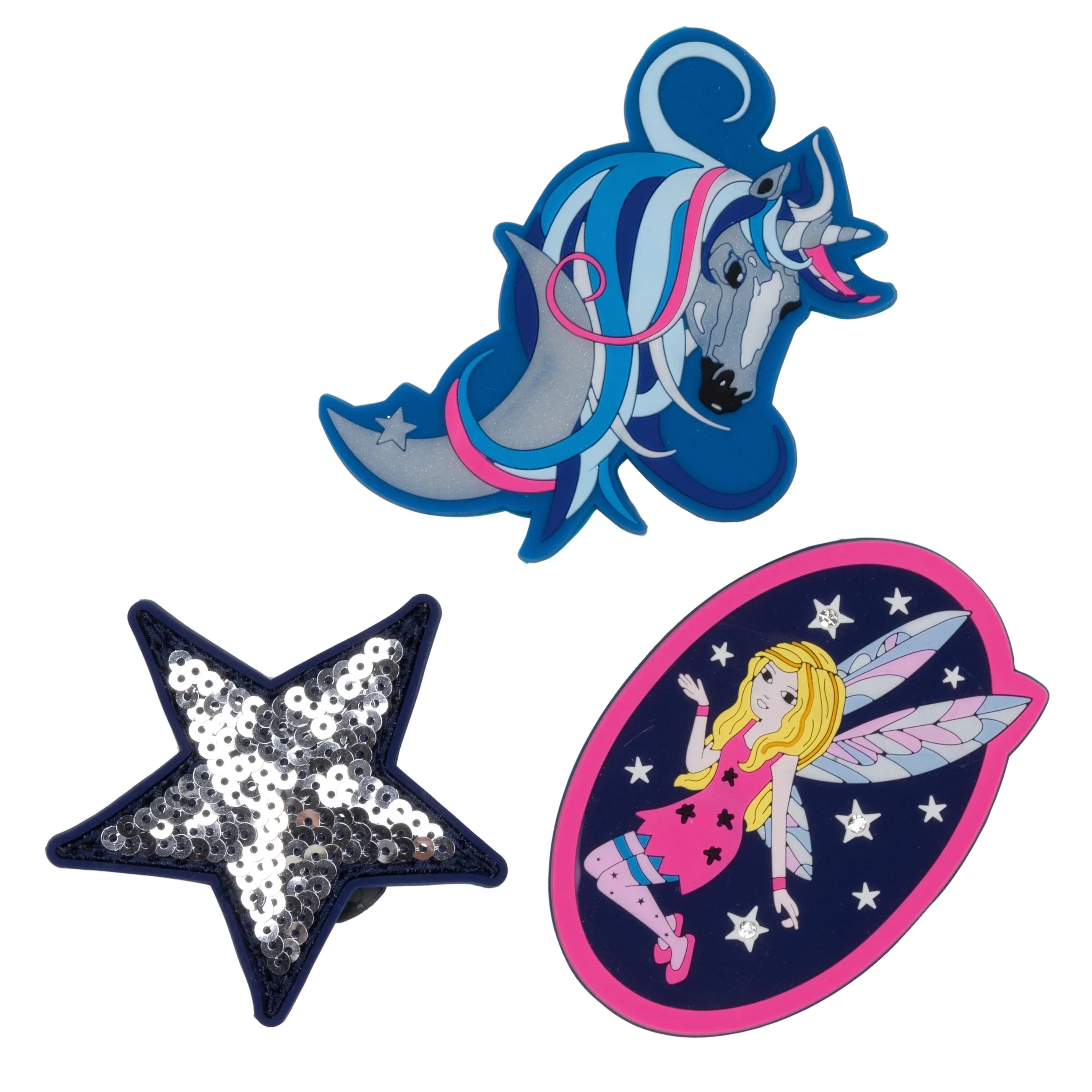 DerDieDas Wechselbuttons 3-tlg. - Blue Fairy