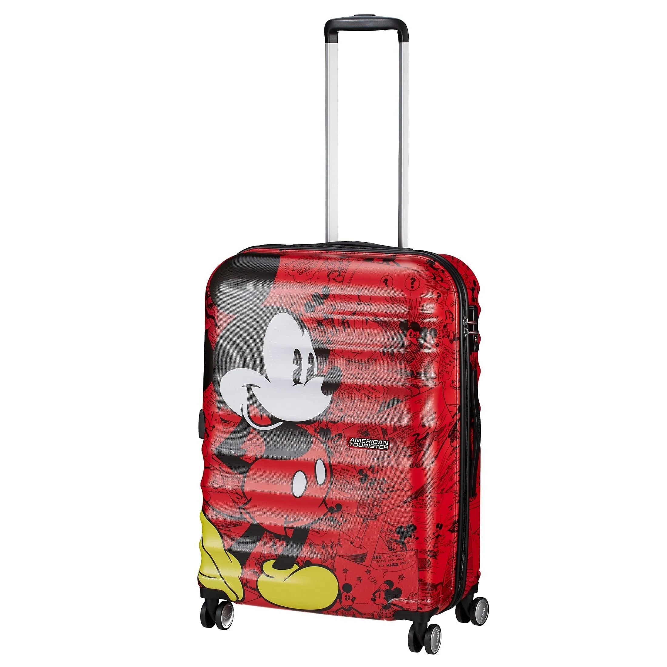 American Tourister Wavebreaker Disney 4-Rollen-Trolley 67 cm - mickey comics red