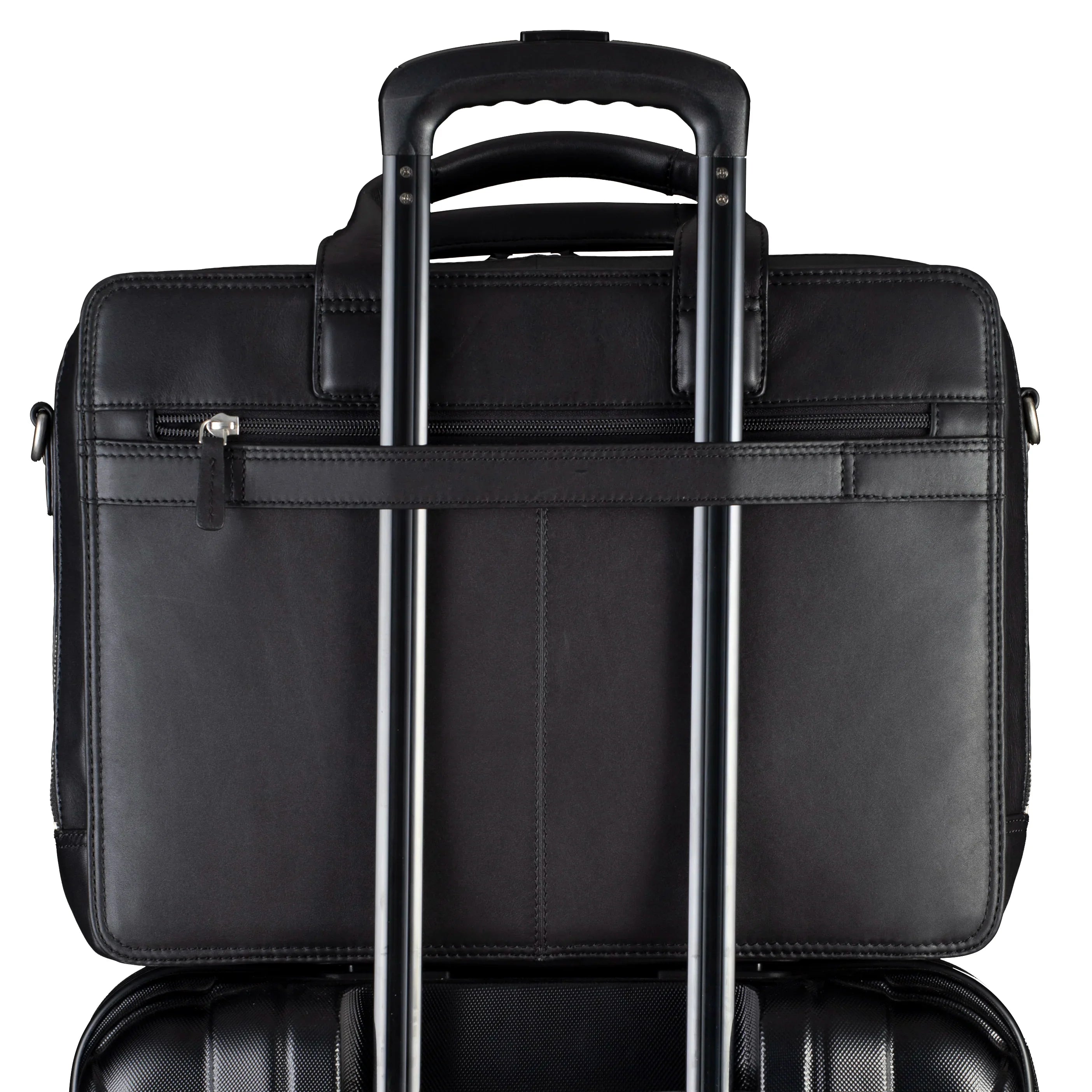Golden Head Polo Business zipper briefcase 40 cm - black