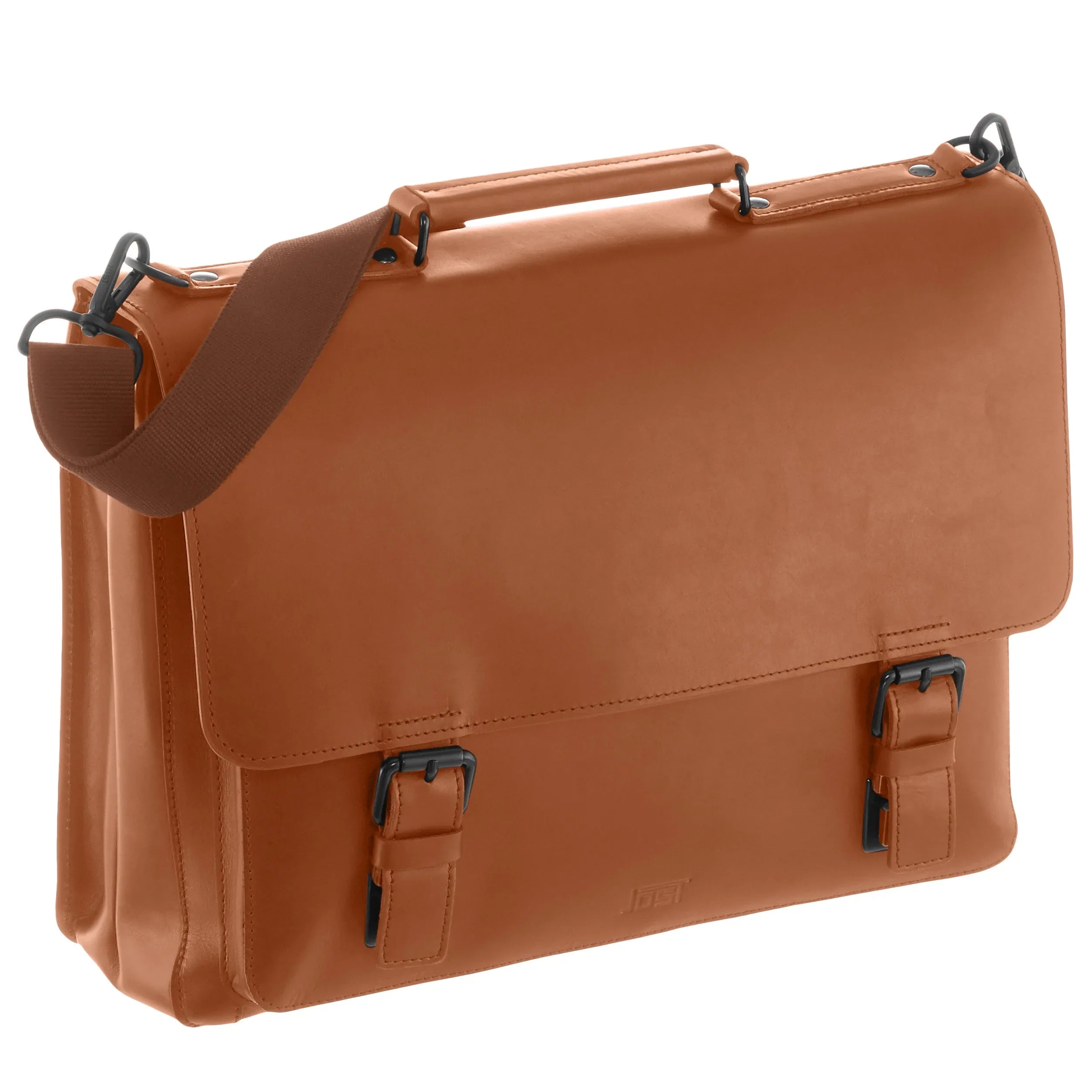 Jost Futura laptop briefcase 40 cm - cognac