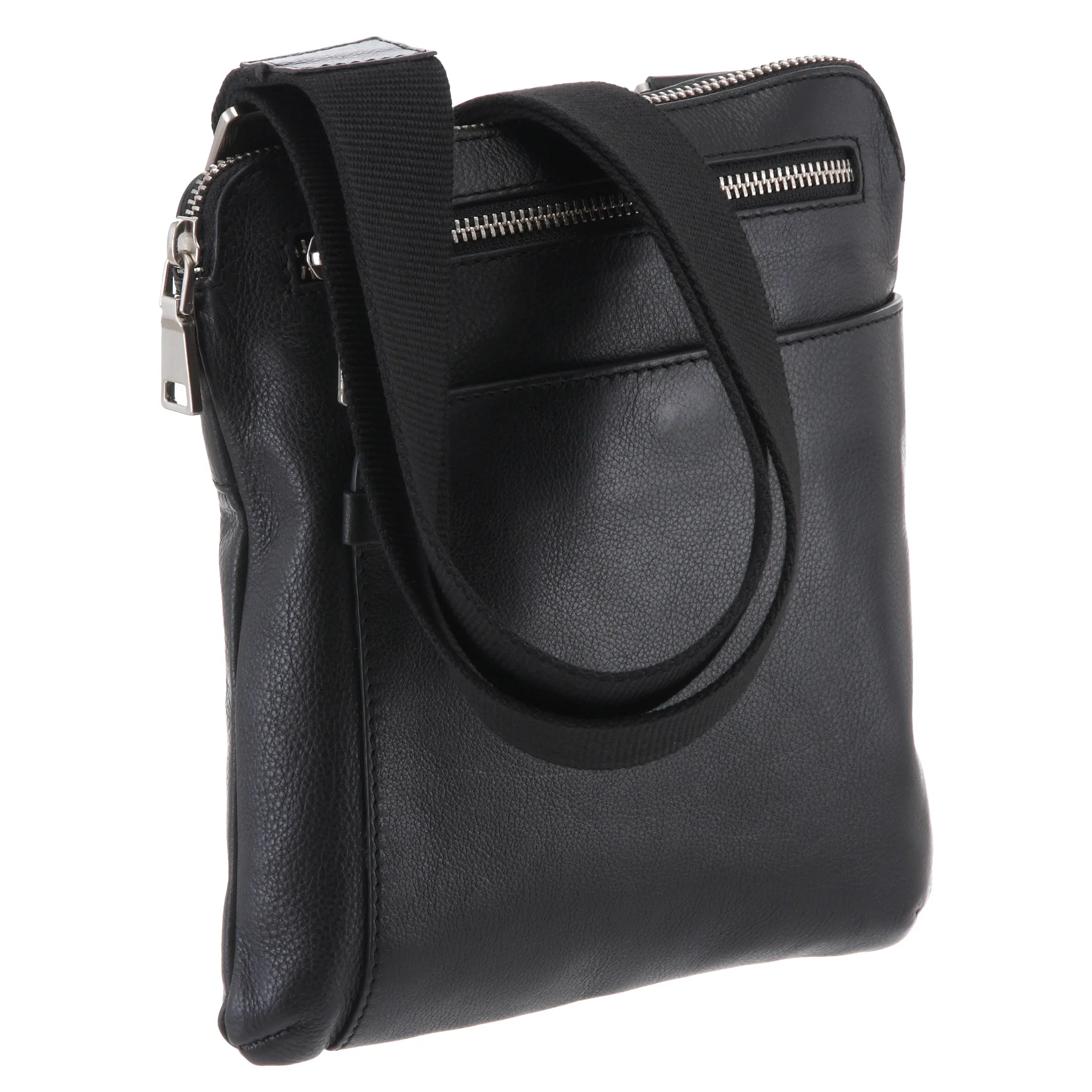 Esquire Sydney Crossbody Umhängetasche 24 cm - schwarz