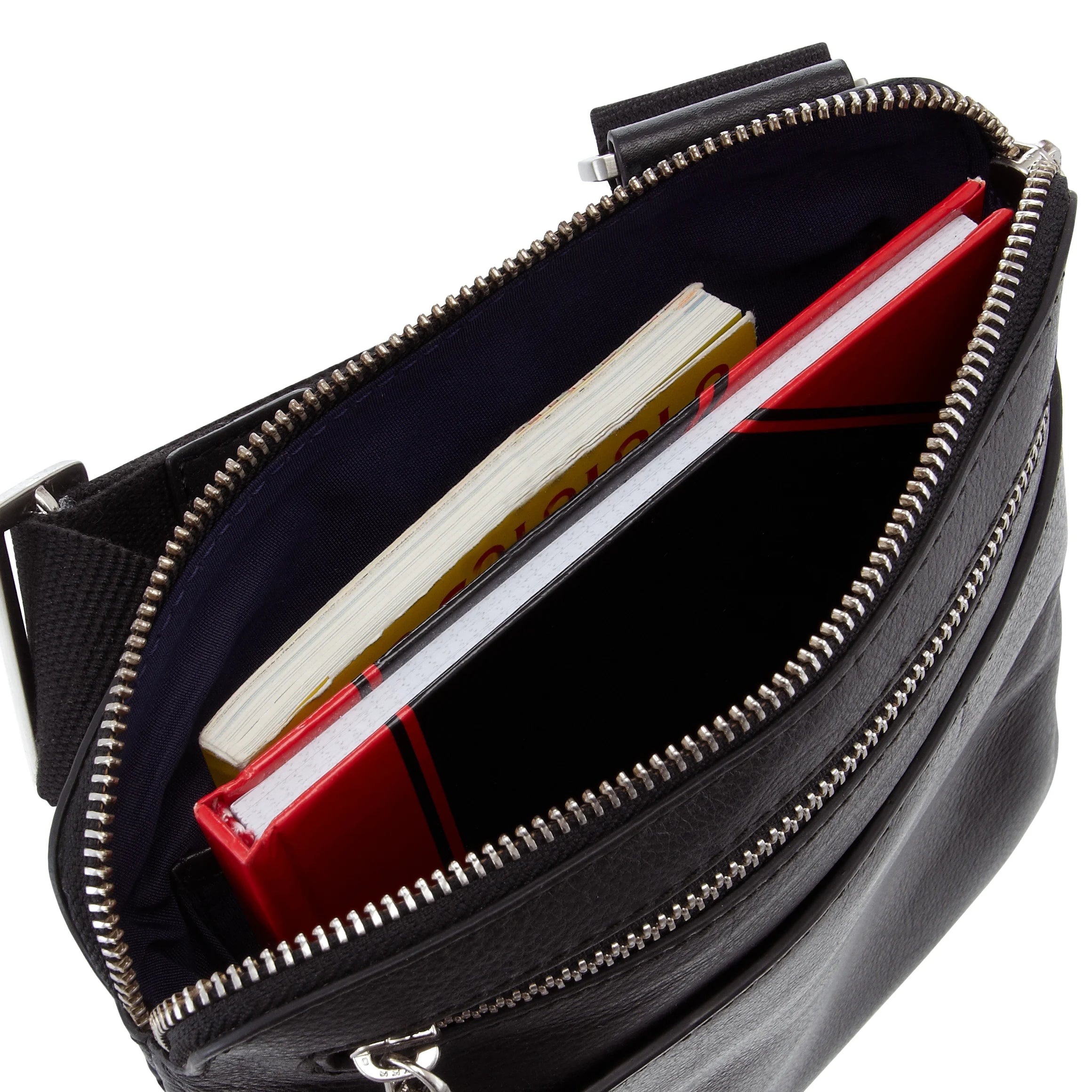 Esquire Sydney Crossbody Umhängetasche 24 cm - schwarz