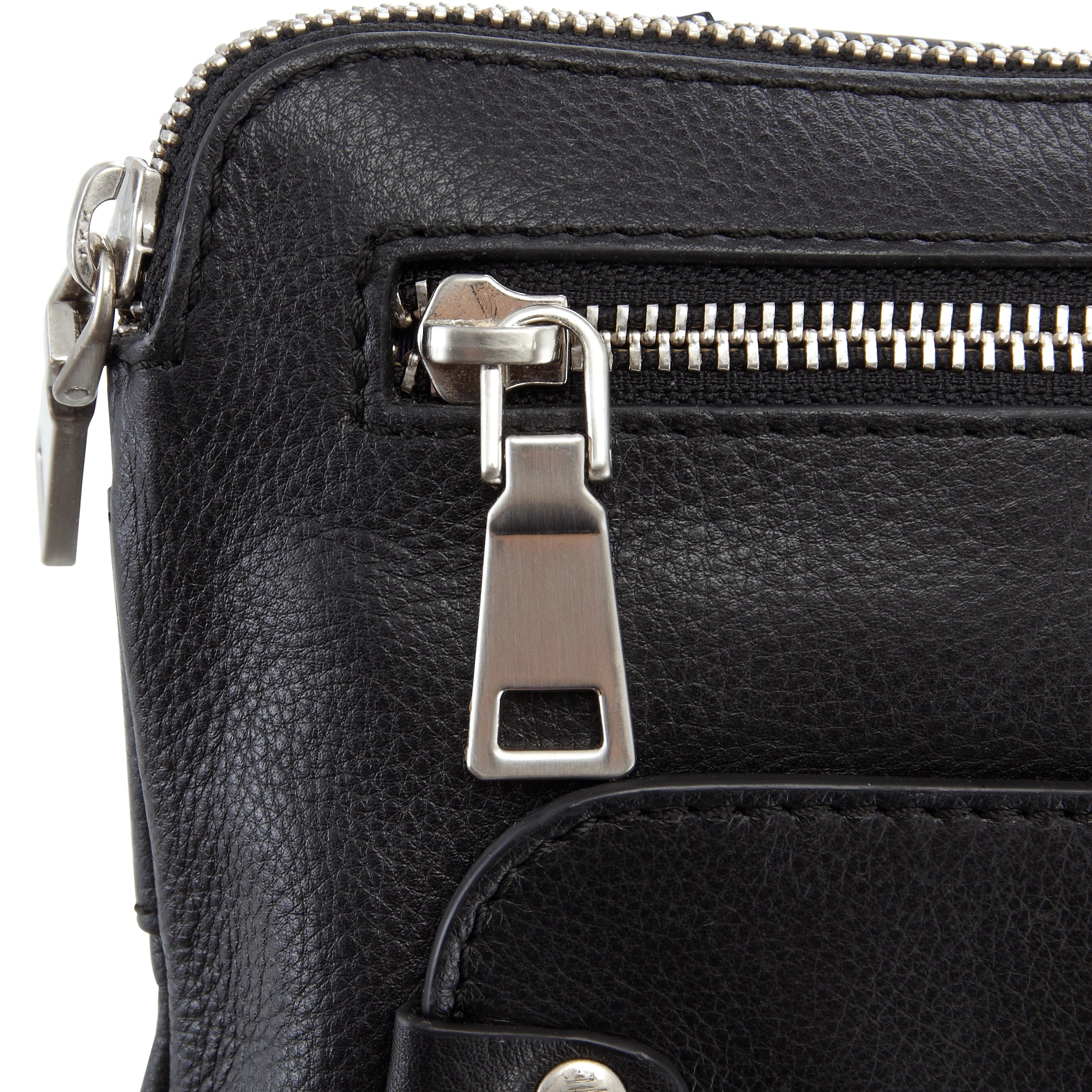 Esquire Sydney Crossbody Umhängetasche 24 cm - schwarz