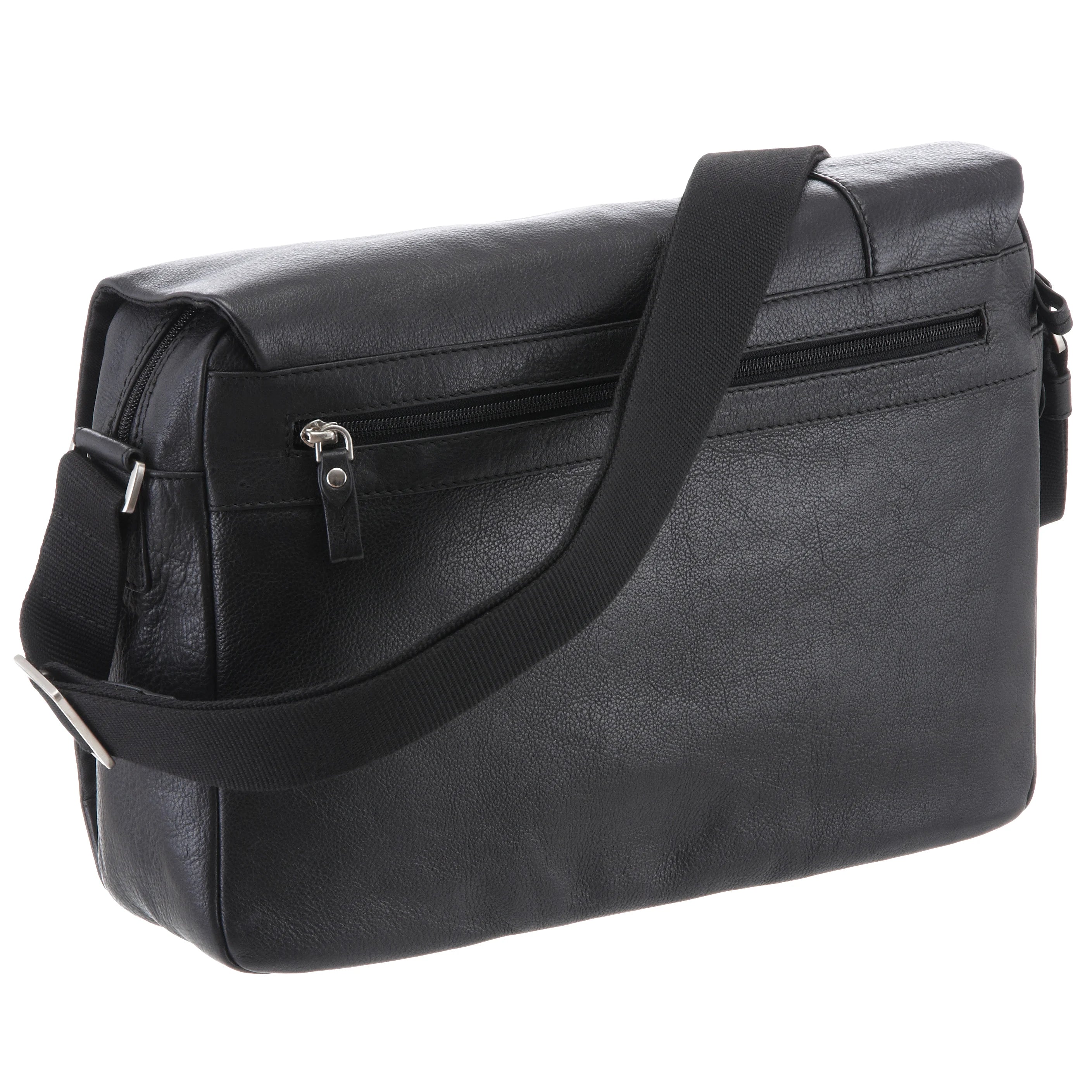 Esquire Sydney Messenger Bag 35 cm - schwarz