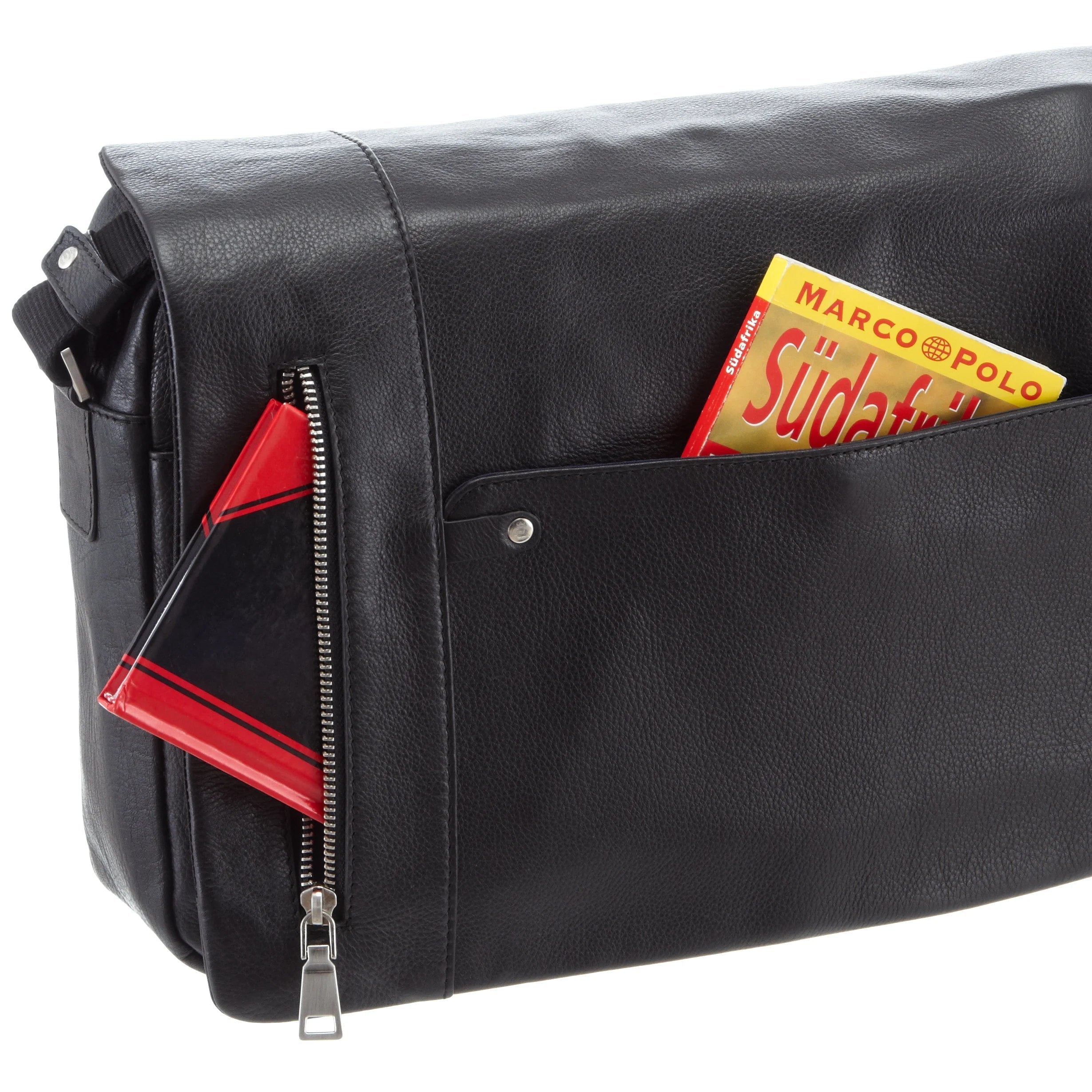 Esquire Sydney Messenger Bag 35 cm - schwarz