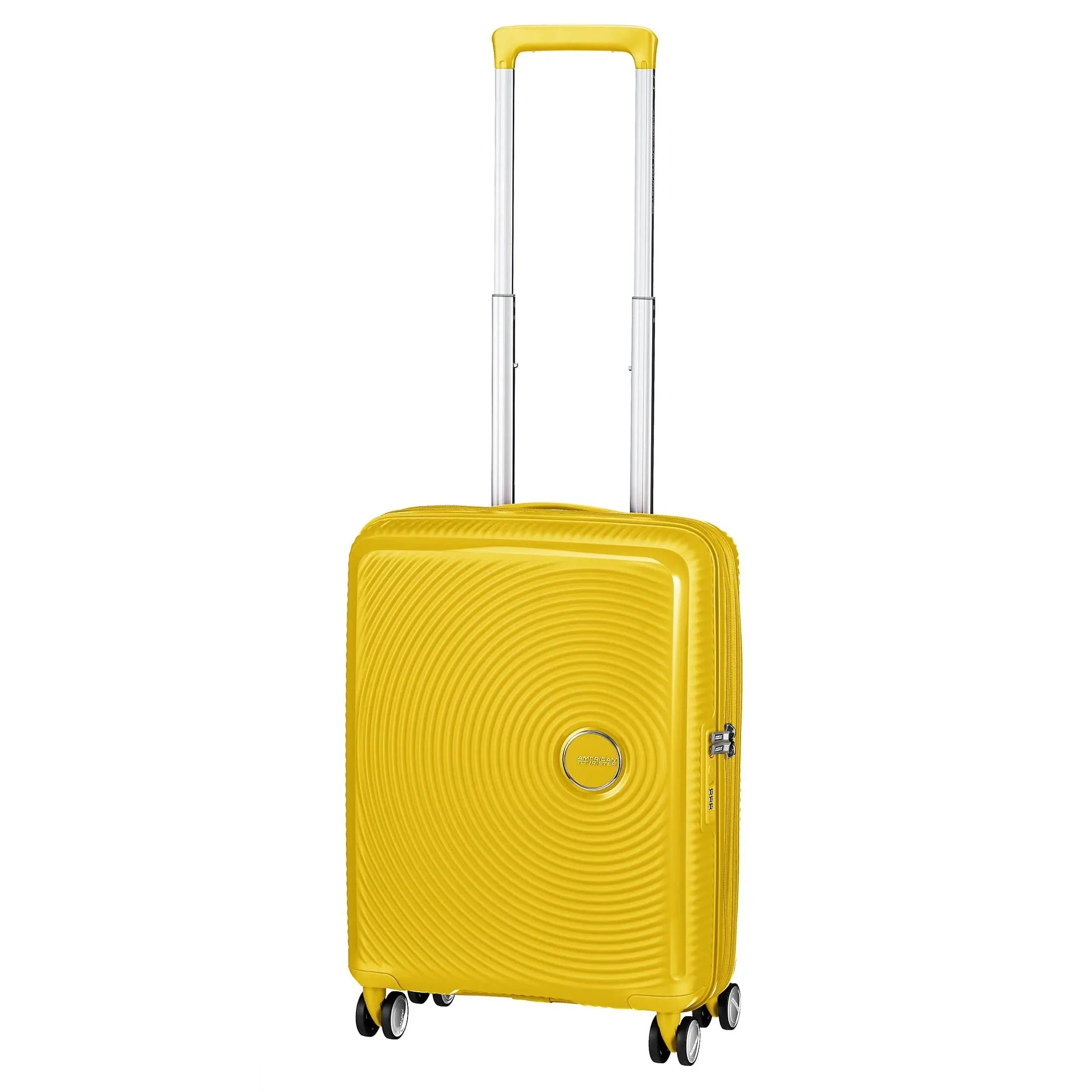 American Tourister Soundbox 4-Rollen-Bordtrolley 55 cm - golden yellow