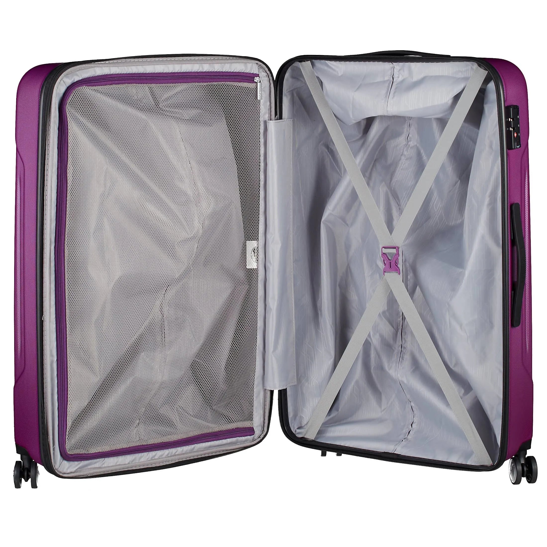 American Tourister Tracklite trolley 4 roues 67 cm - argent