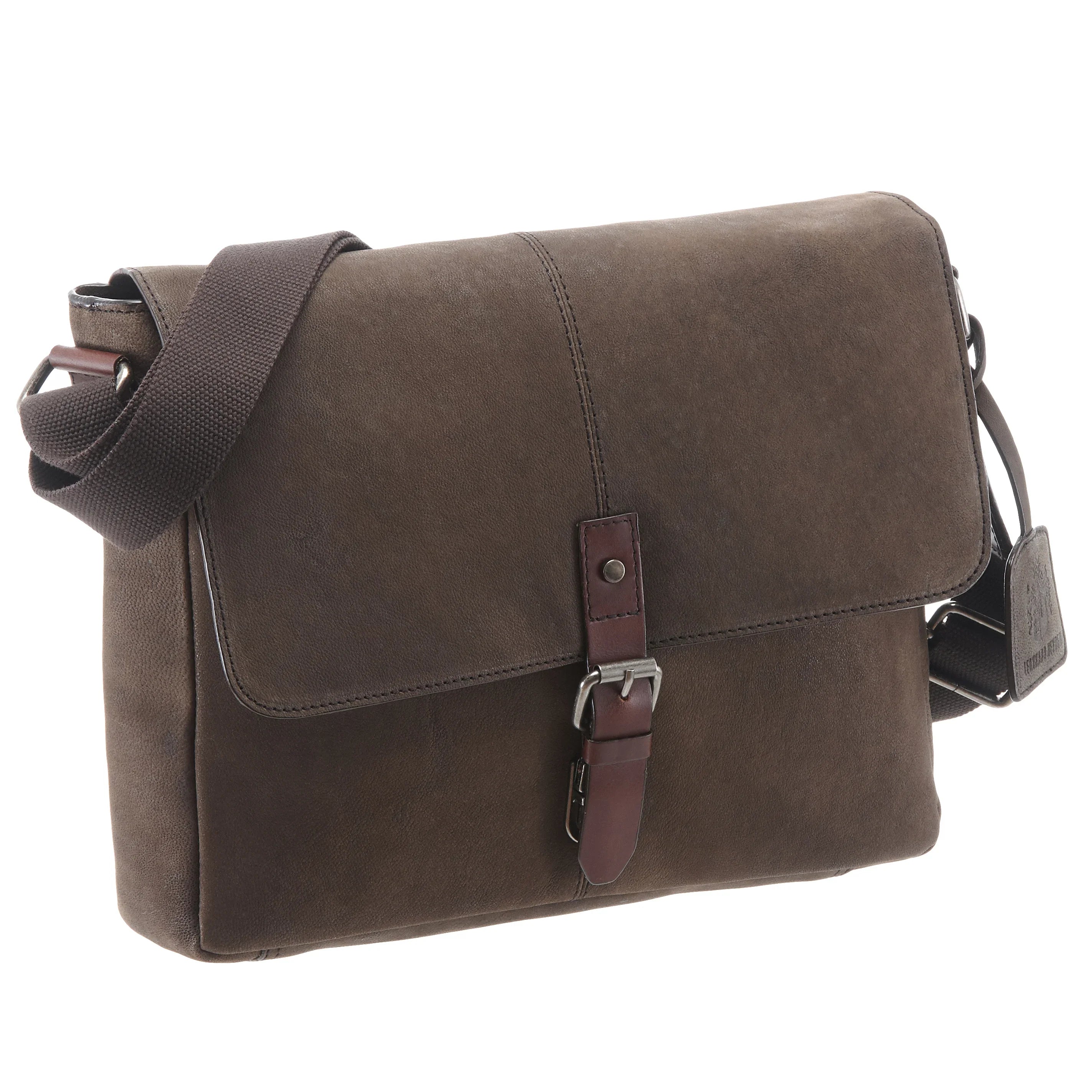 Leonhard Heyden Hudson shoulder bag 32 cm - brown