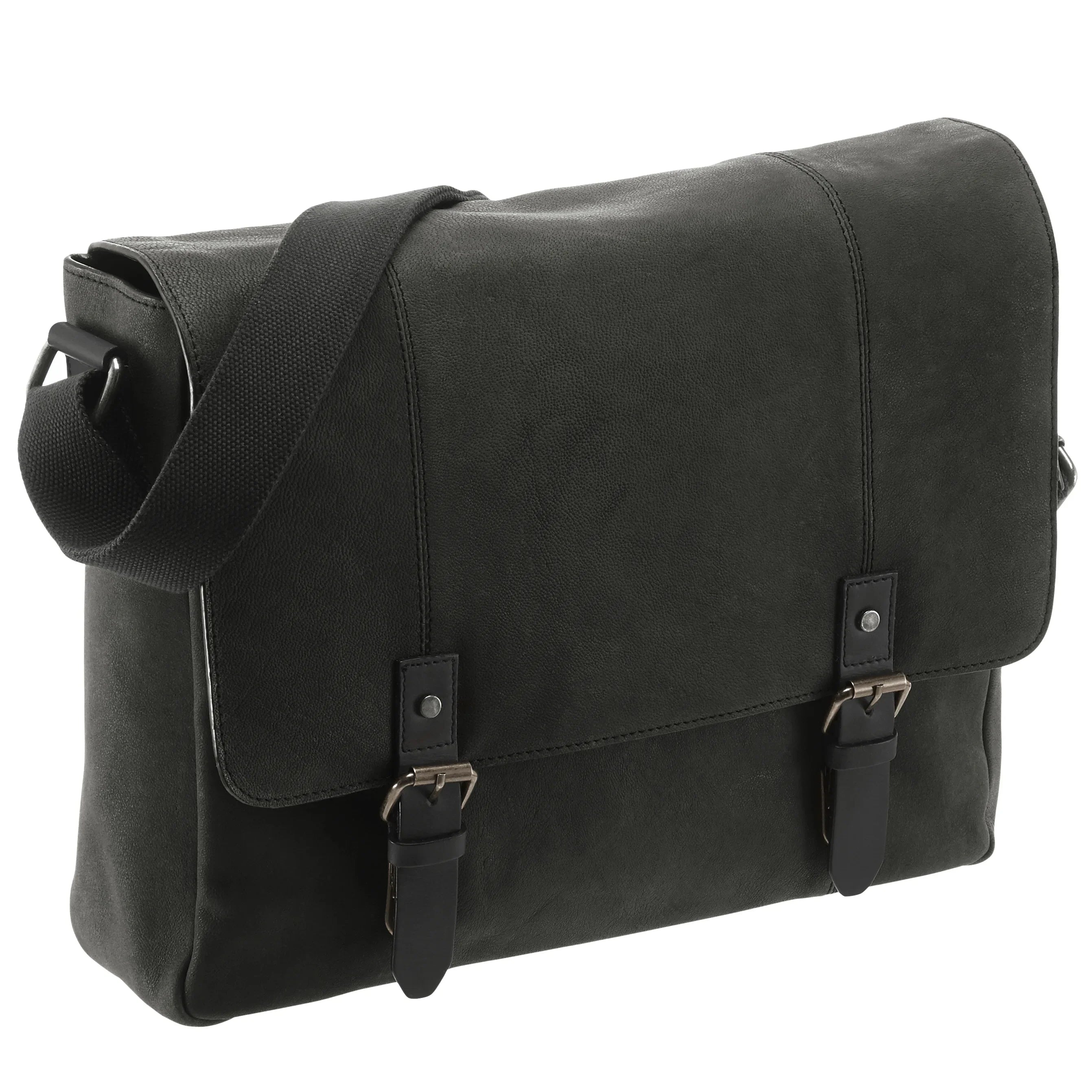 Leonhard Heyden Hudson shoulder bag 38 cm - black
