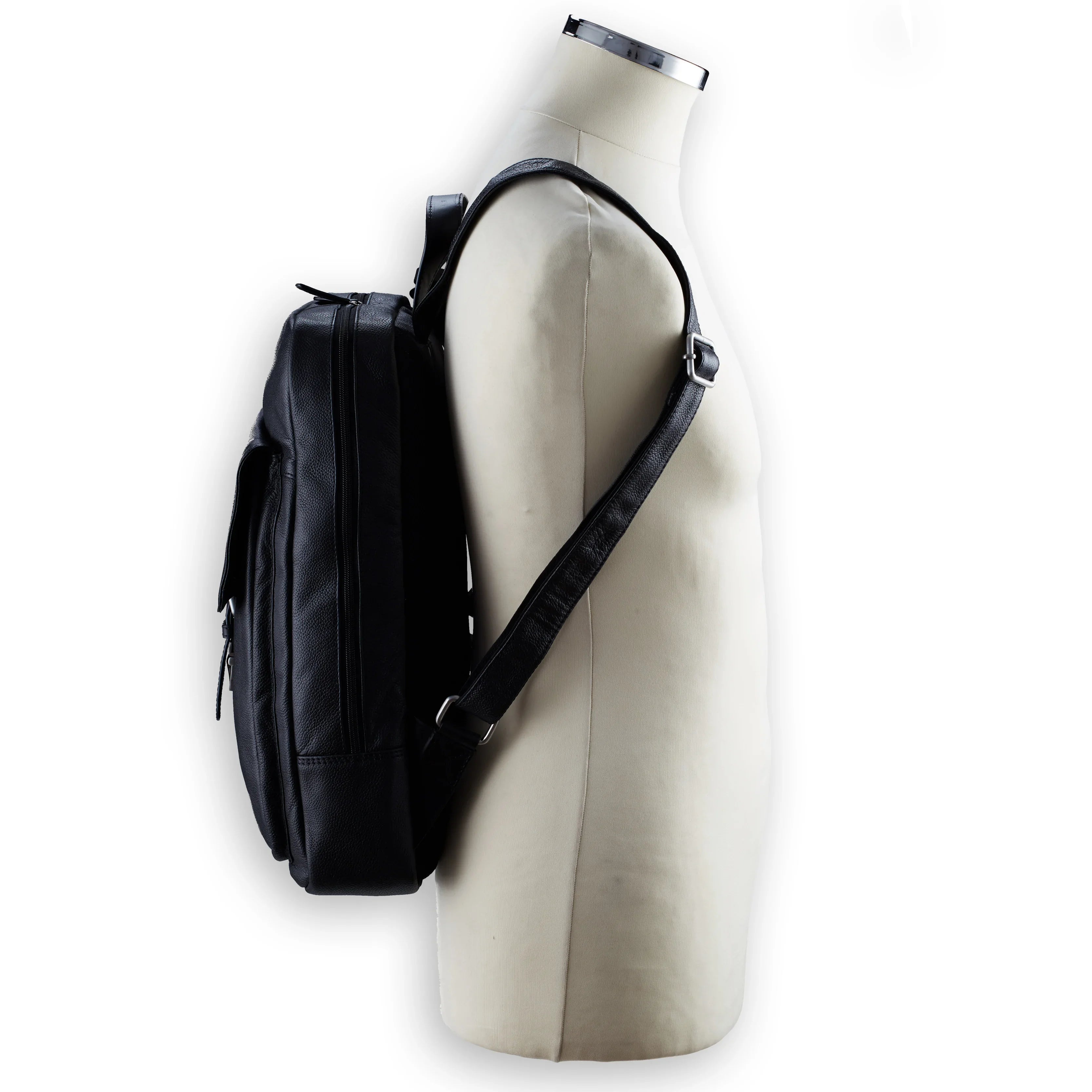 Leonhard Heyden Frankfurt laptop backpack 41 cm - black